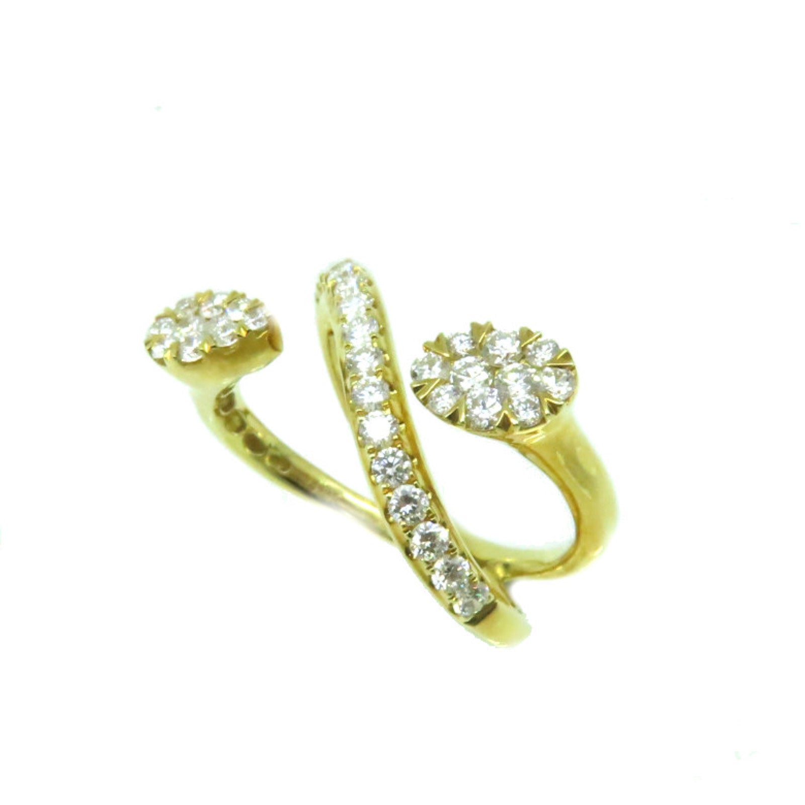 JEWELRY 【激減優惠】18K黃金/0.85ct鑽石Diamond Ring戒指US#6.25