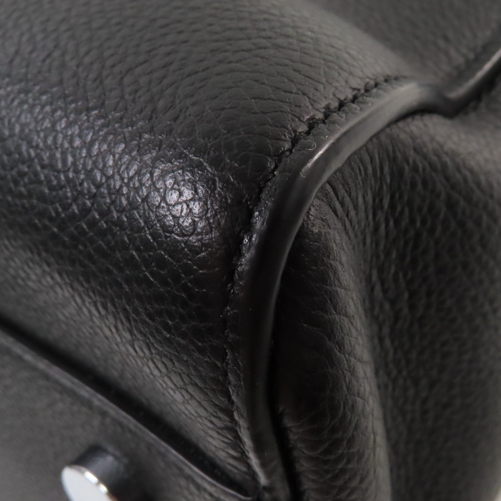 SAINT LAURENT 牛皮皮革Cabas Rive Gauche Bag手挽肩背兩用袋黑色
