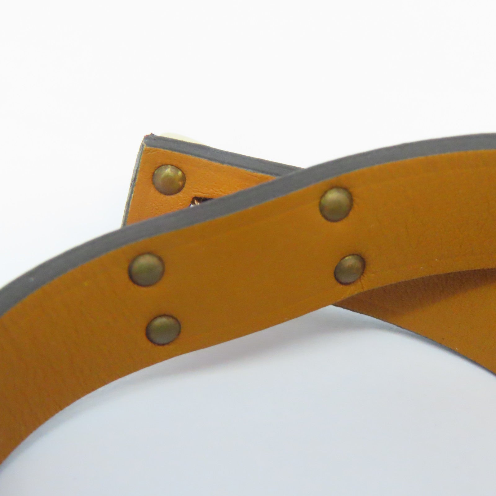 HERMES Swift皮革Kelly Double Tour bracelet Framboise粉红色