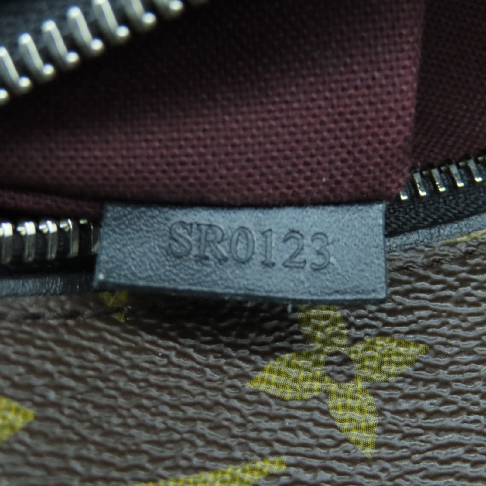 LOUIS VUITTON Monogram Macassar Palk Rucksack銀扣背包啡色/黑色