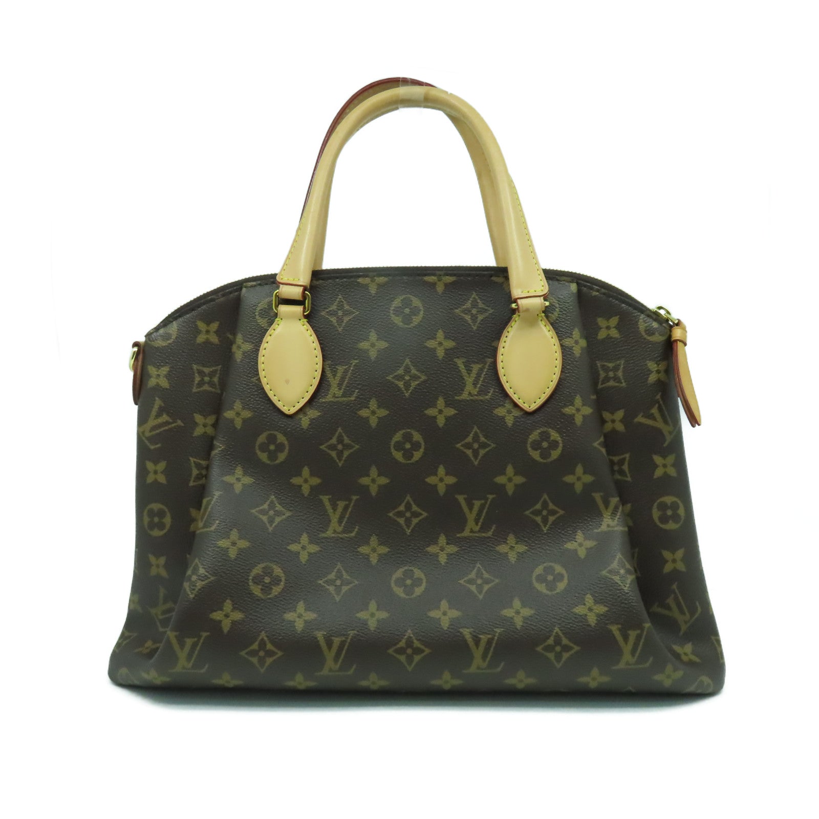 LOUIS VUITTON Monogram Rivoli MM金扣手挽肩背兩用袋啡色