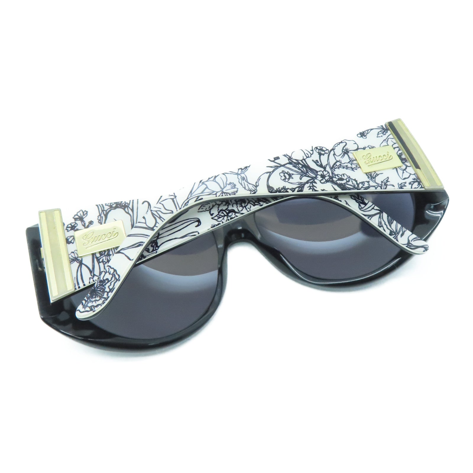 GUCCI 【激減優惠】PVC Sunglasses太陽眼鏡黑色/白色
