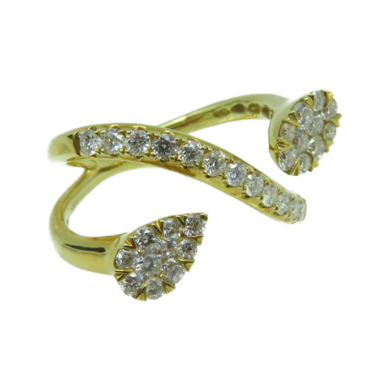 JEWELRY 【激減優惠】18K黃金/0.85ct鑽石Diamond Ring戒指US#6.25