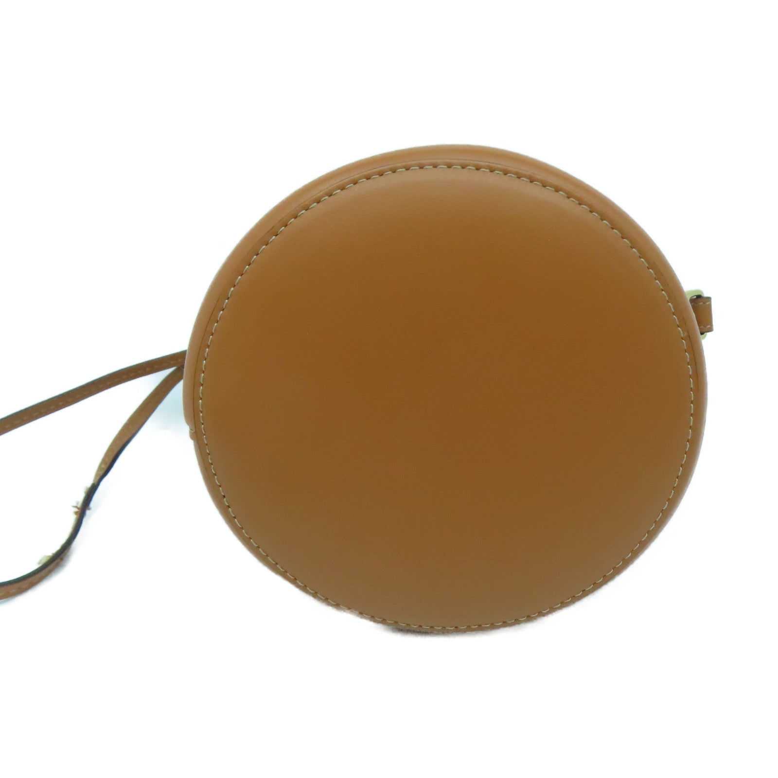 FENDI 帆布Shoulder Bag金扣手挽肩背兩用袋啡色