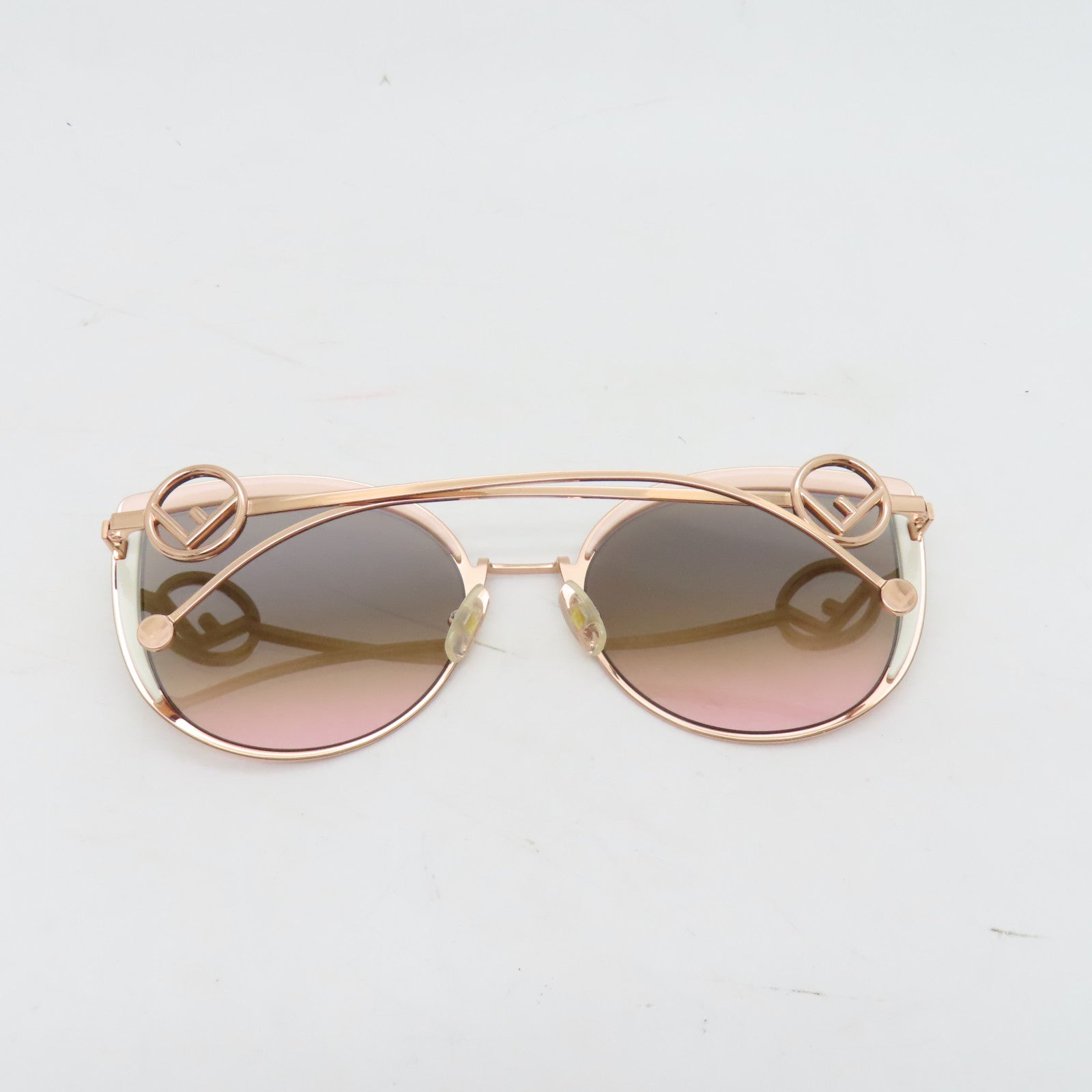 FENDI PVC Sunglasses太陽眼鏡粉紅色/啡色