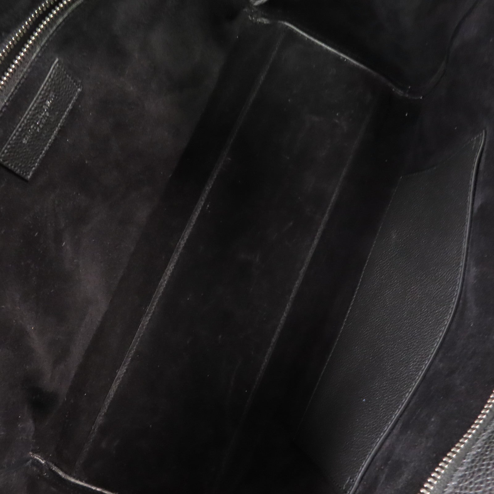 SAINT LAURENT 牛皮皮革Cabas Rive Gauche Bag手挽肩背兩用袋黑色