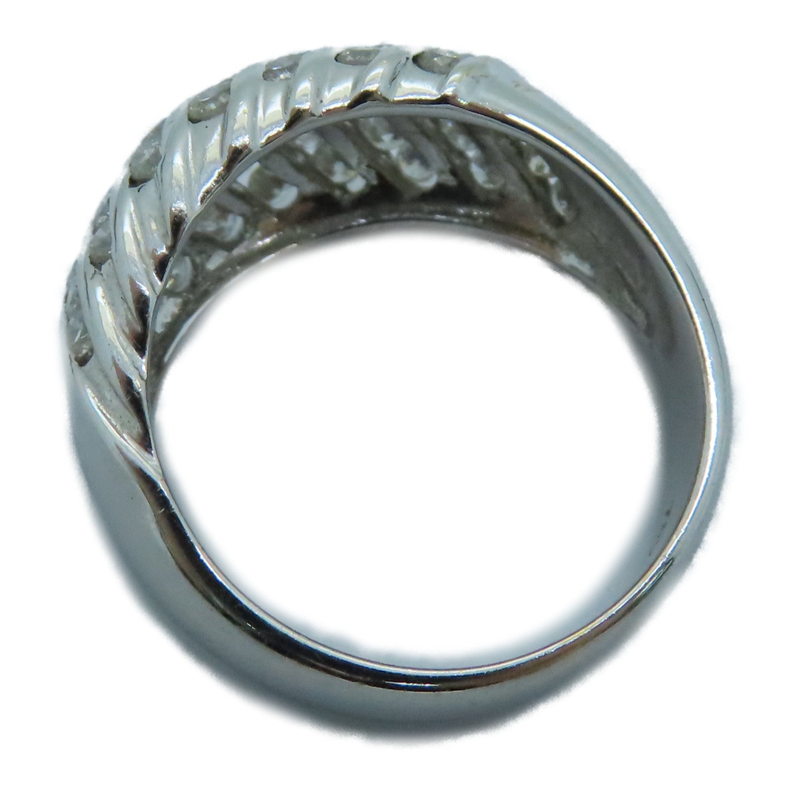 JEWELRY 【激減優惠】18K白金Diamond Ring鑽石戒指 US#5.75