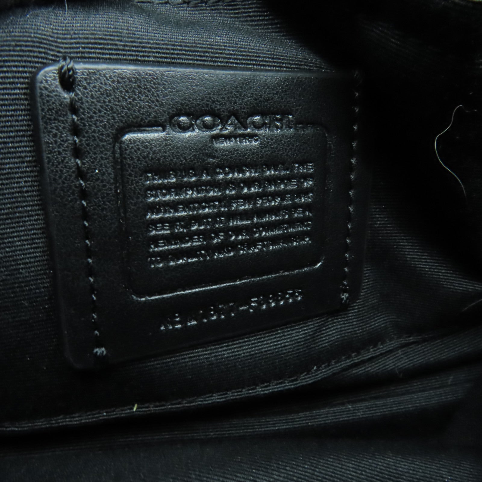 COACH 牛皮皮革Shoulder Bag金扣肩背袋黑色