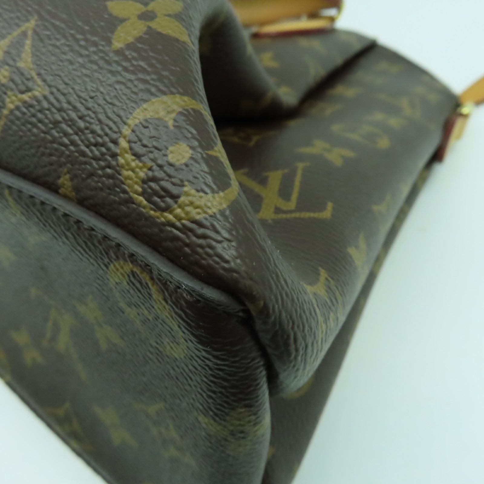 LOUIS VUITTON Monogram Rivoli MM金扣手挽肩背兩用袋啡色