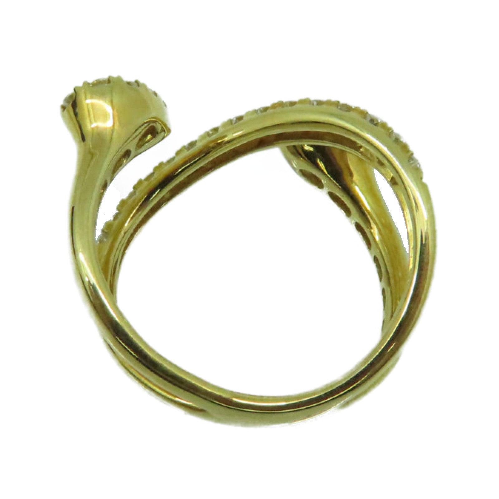 JEWELRY 【激減優惠】18K黃金/0.85ct鑽石Diamond Ring戒指US#6.25