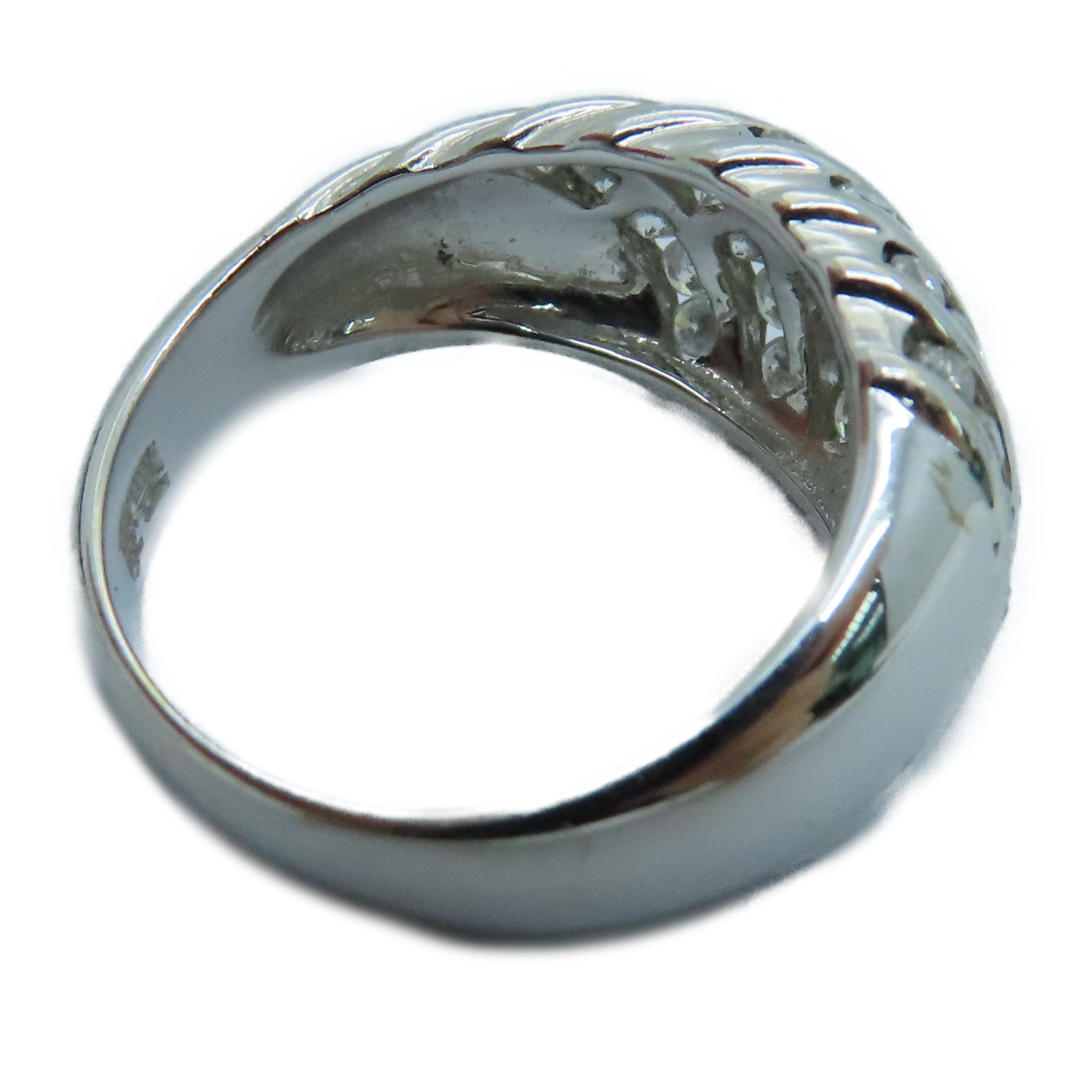 JEWELRY 【激減優惠】18K白金Diamond Ring鑽石戒指 US#5.75