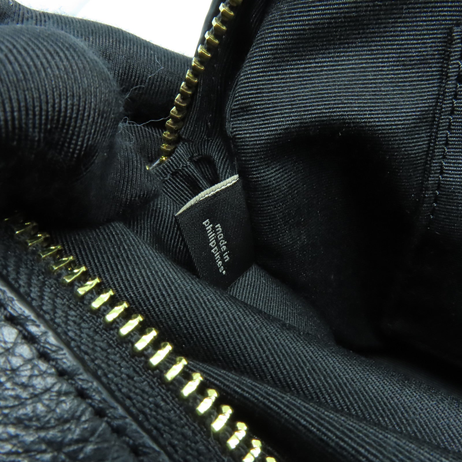 COACH 牛皮皮革Shoulder Bag金扣肩背袋黑色