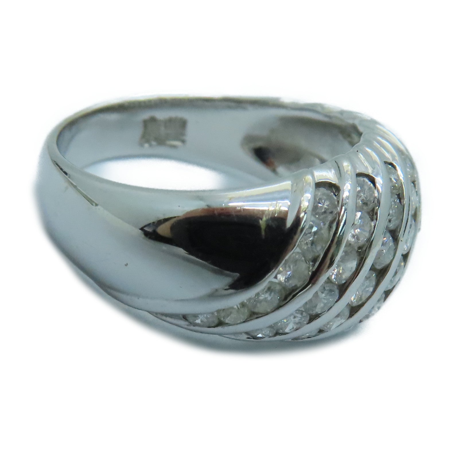 JEWELRY 【激減優惠】18K白金Diamond Ring鑽石戒指 US#5.75