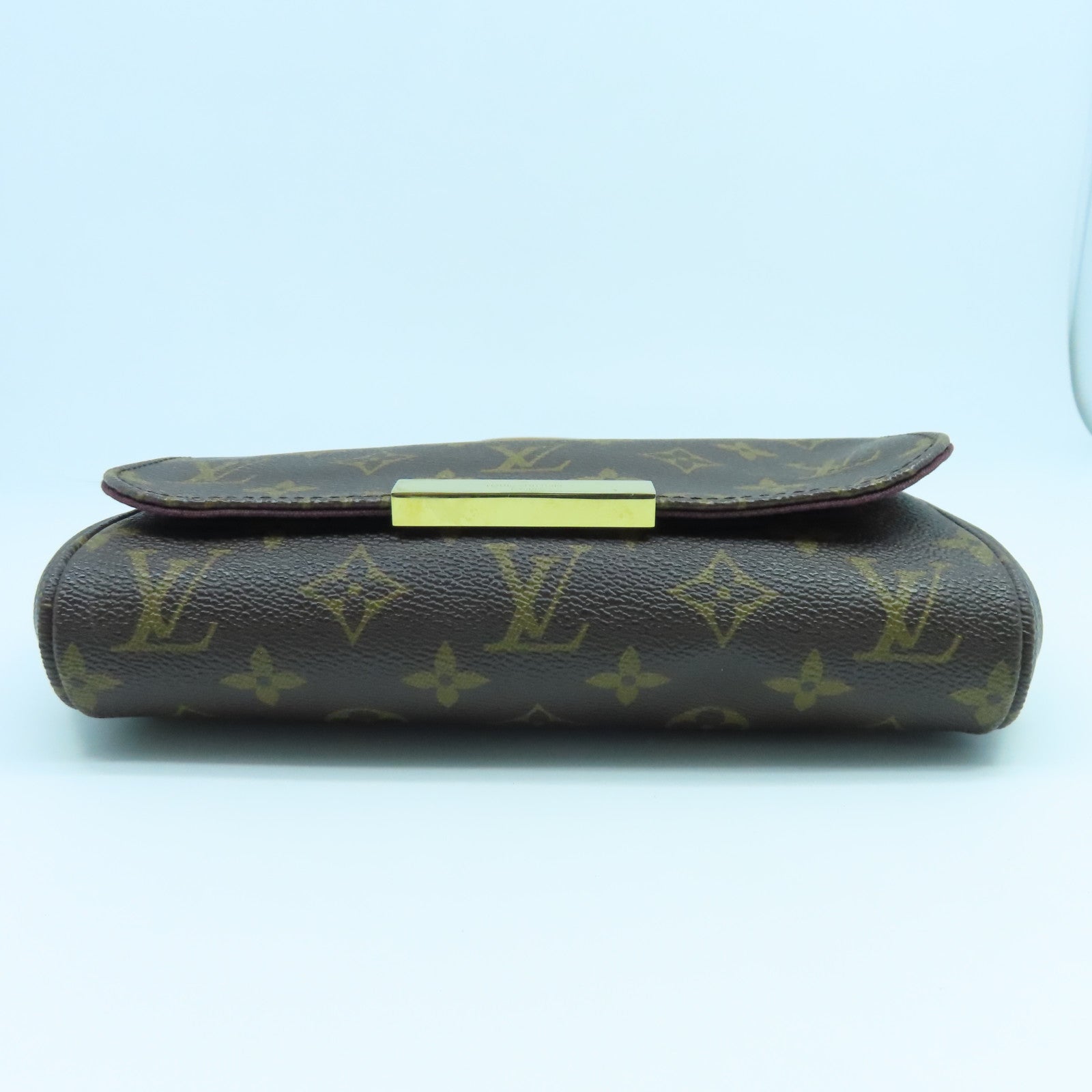 LOUIS VUITTON Monogram Favorite PM金扣肩背袋啡色