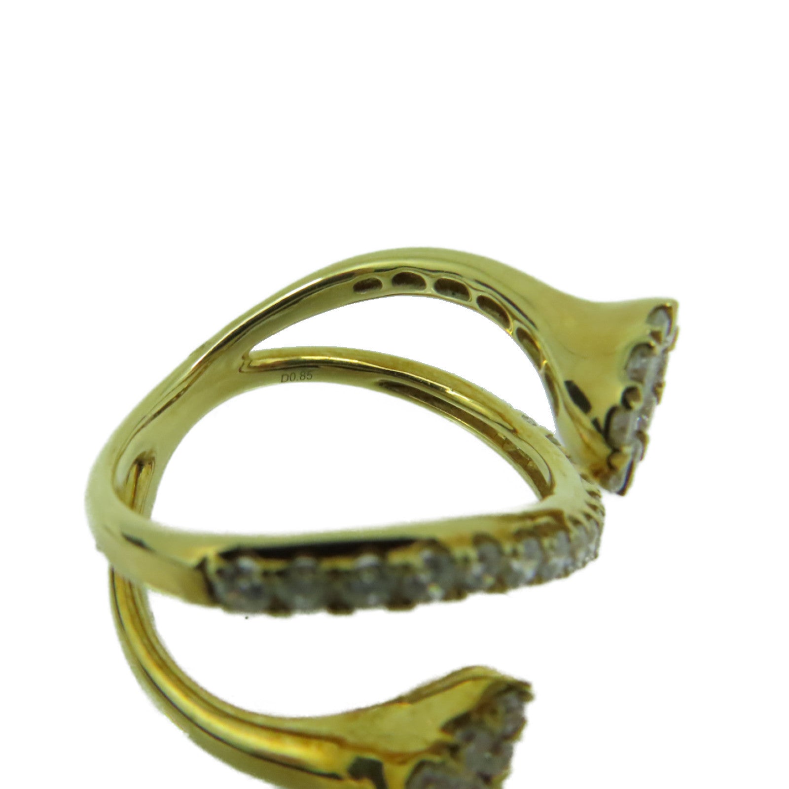 JEWELRY 【激減優惠】18K黃金/0.85ct鑽石Diamond Ring戒指US#6.25