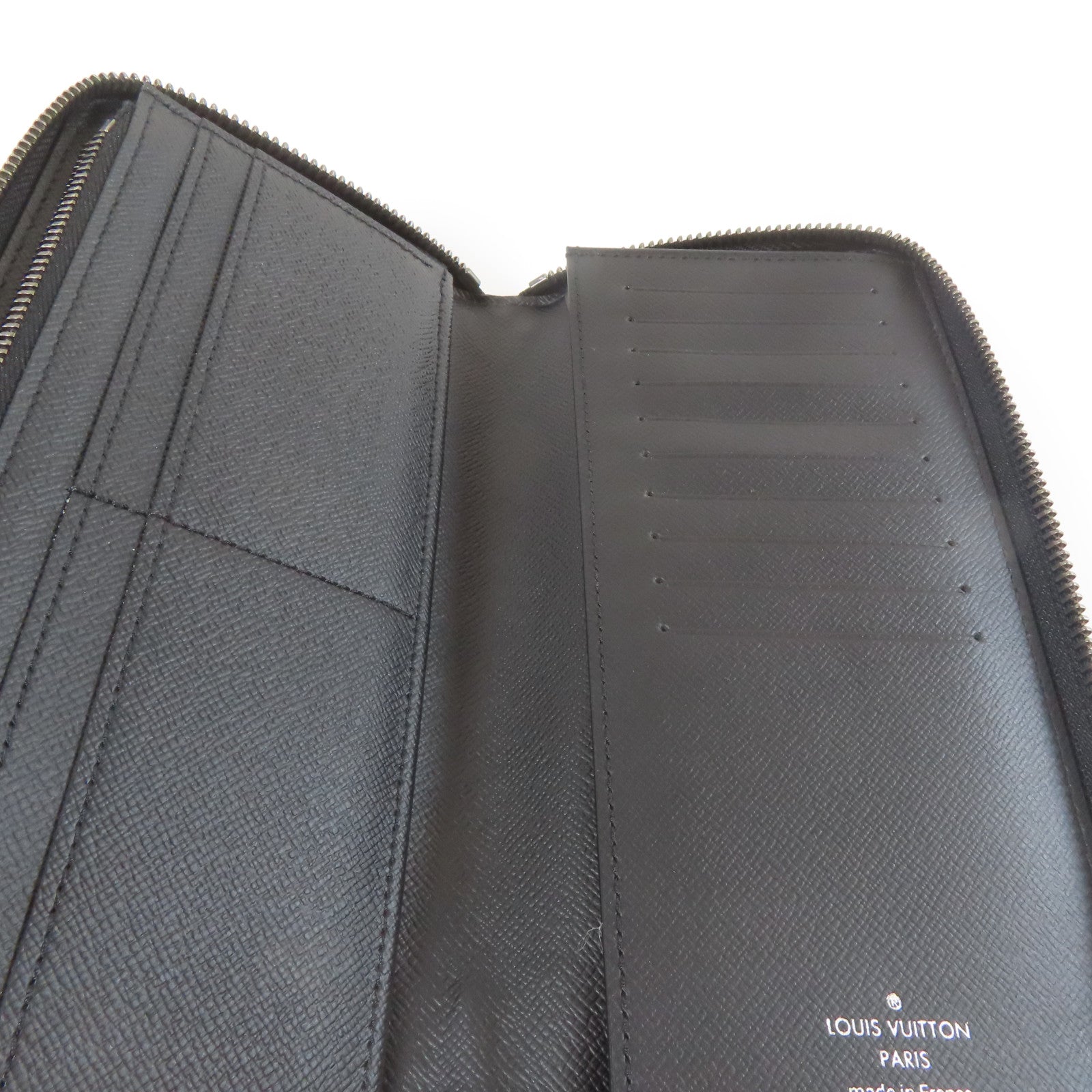 LOUIS VUITTON Monogram Eclipse Vertical Long Wallet銀扣長錢包黑色