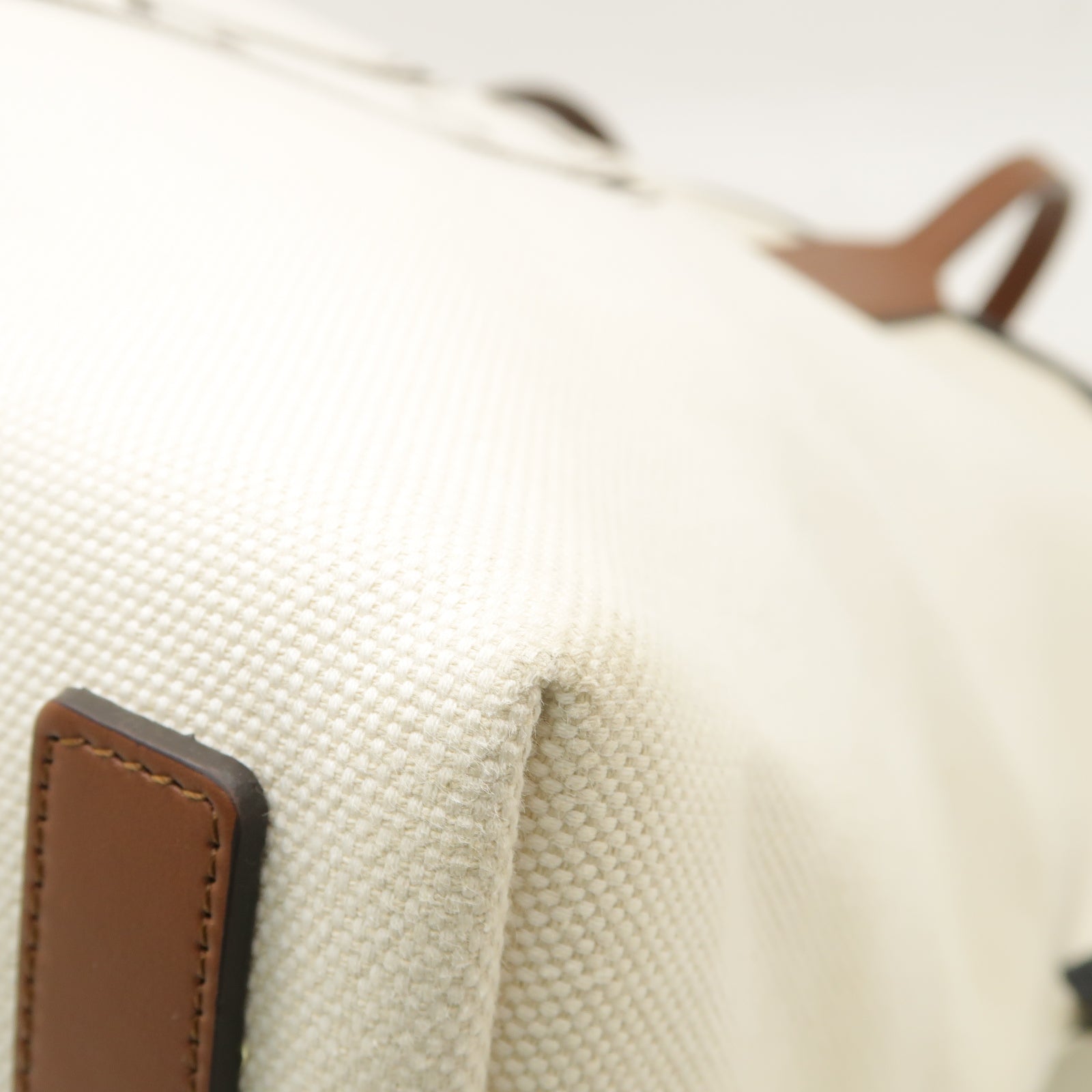 BURBERRY 帆布/皮革Shoulder Tote Bag金扣手挽袋米白色/黑色/啡色