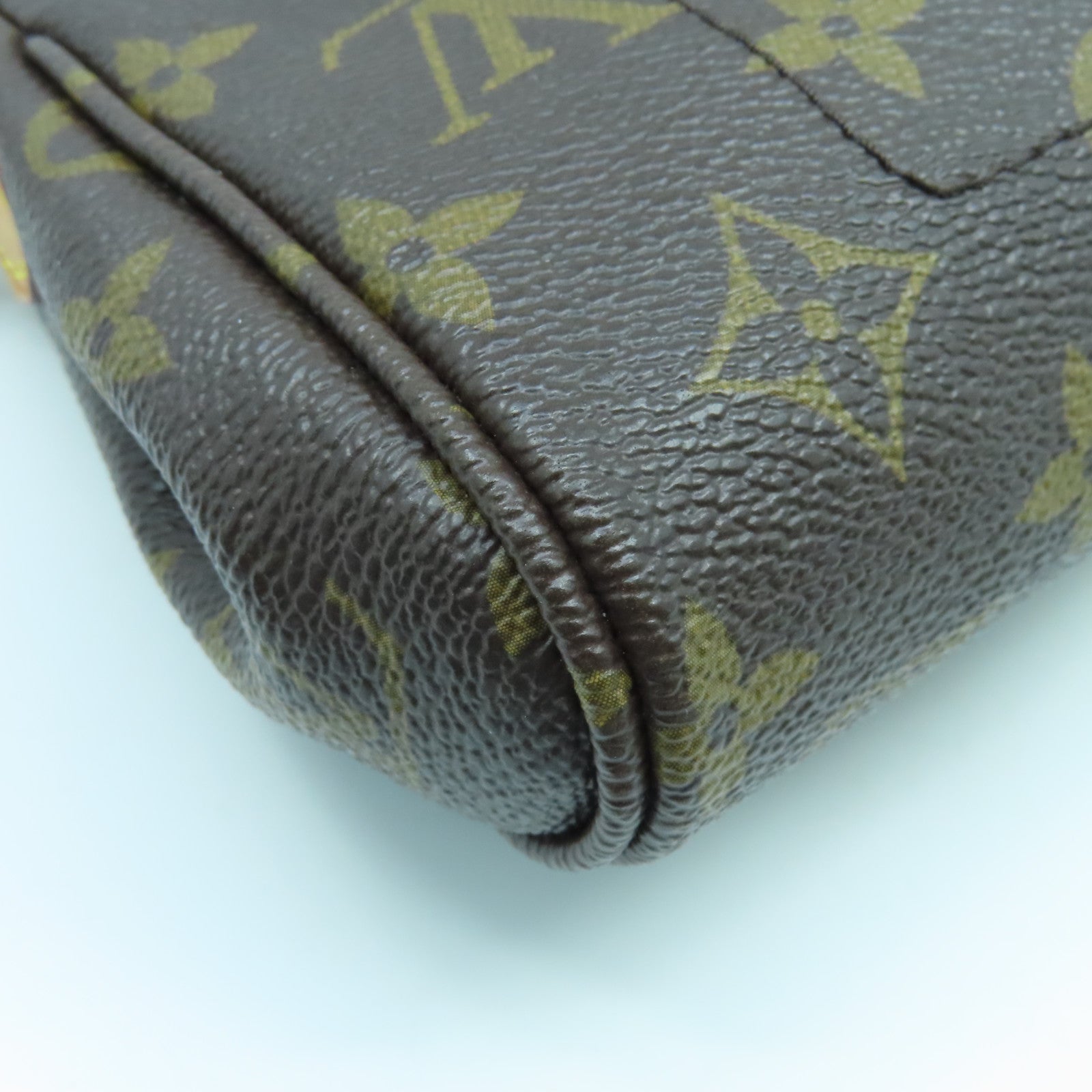 LOUIS VUITTON Monogram Favorite PM金扣肩背袋啡色