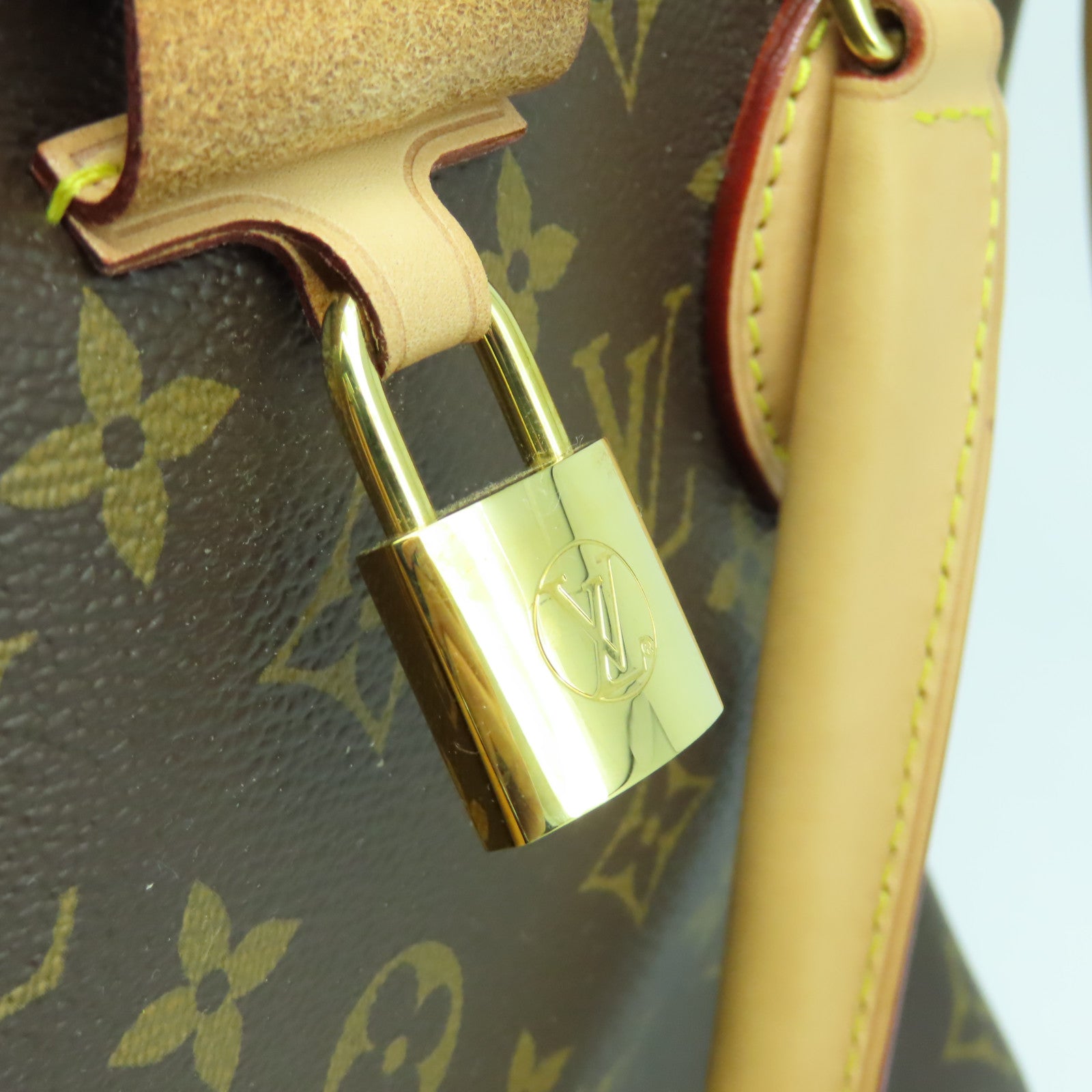 LOUIS VUITTON Monogram Rivoli MM金扣手挽肩背兩用袋啡色