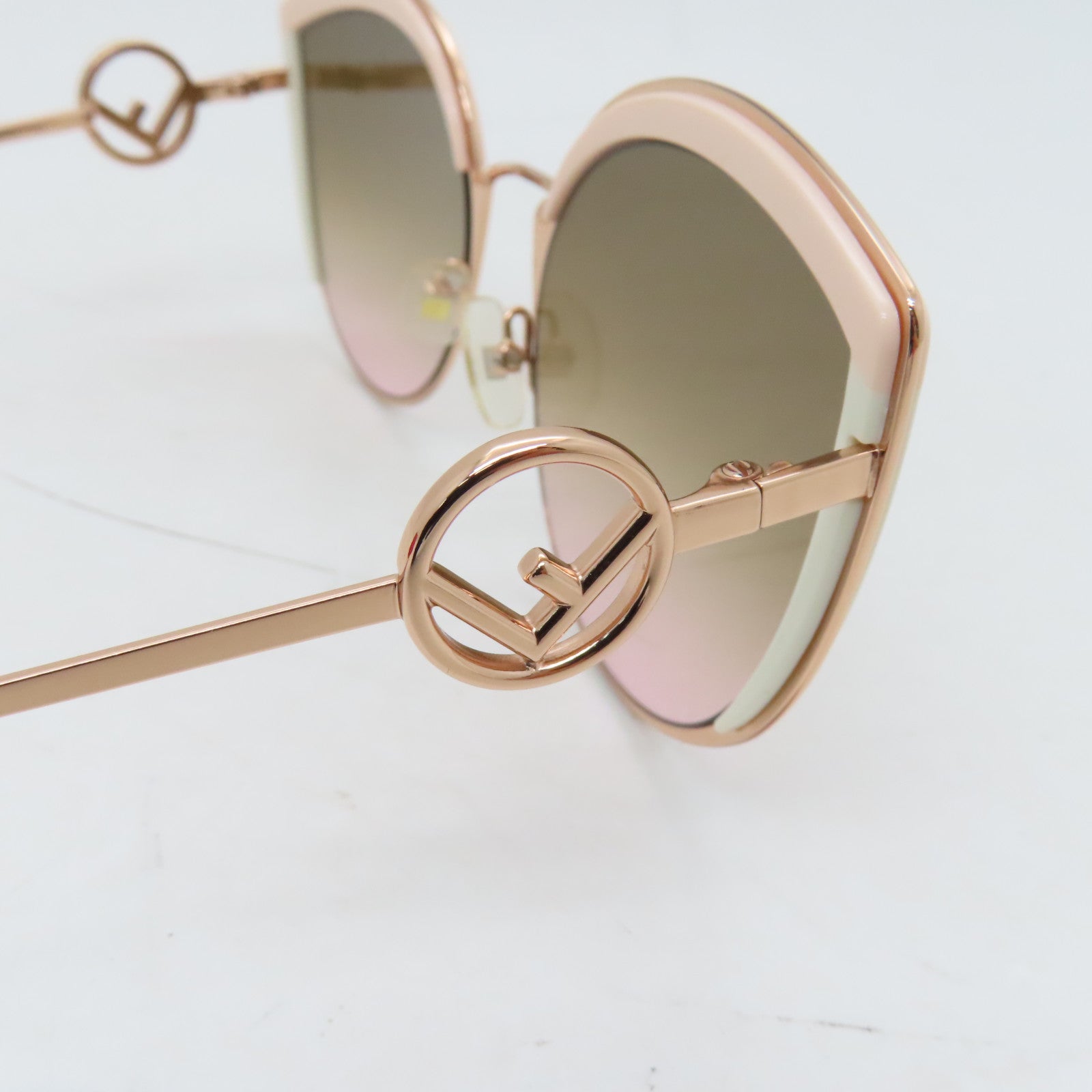 FENDI PVC Sunglasses太陽眼鏡粉紅色/啡色