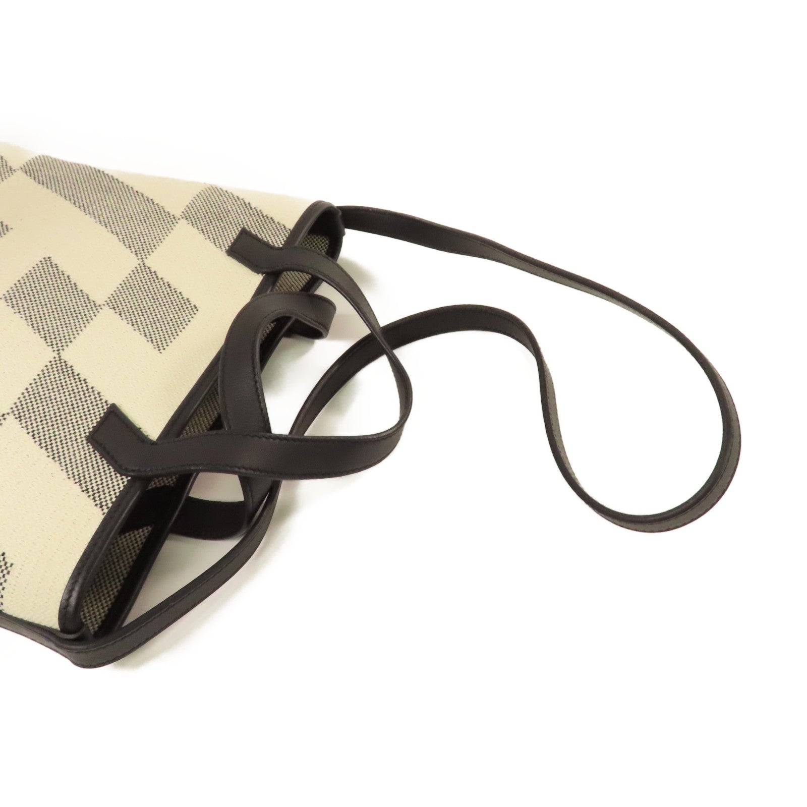 HERMES 帆布Cabas H 2Way Shoulder Bag手挽肩背兩用袋黑色/杏色