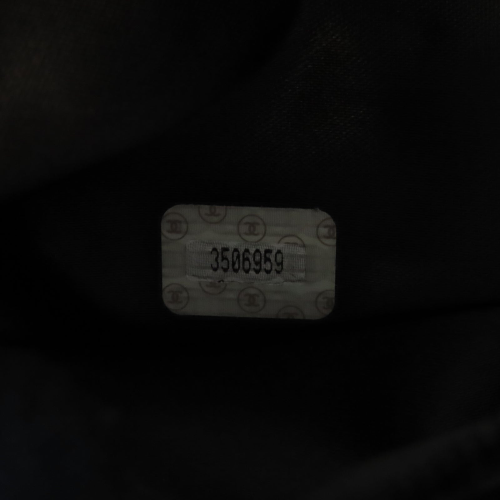 CHANEL 菱格羊皮皮革Vintage Backpack金扣背包黑色