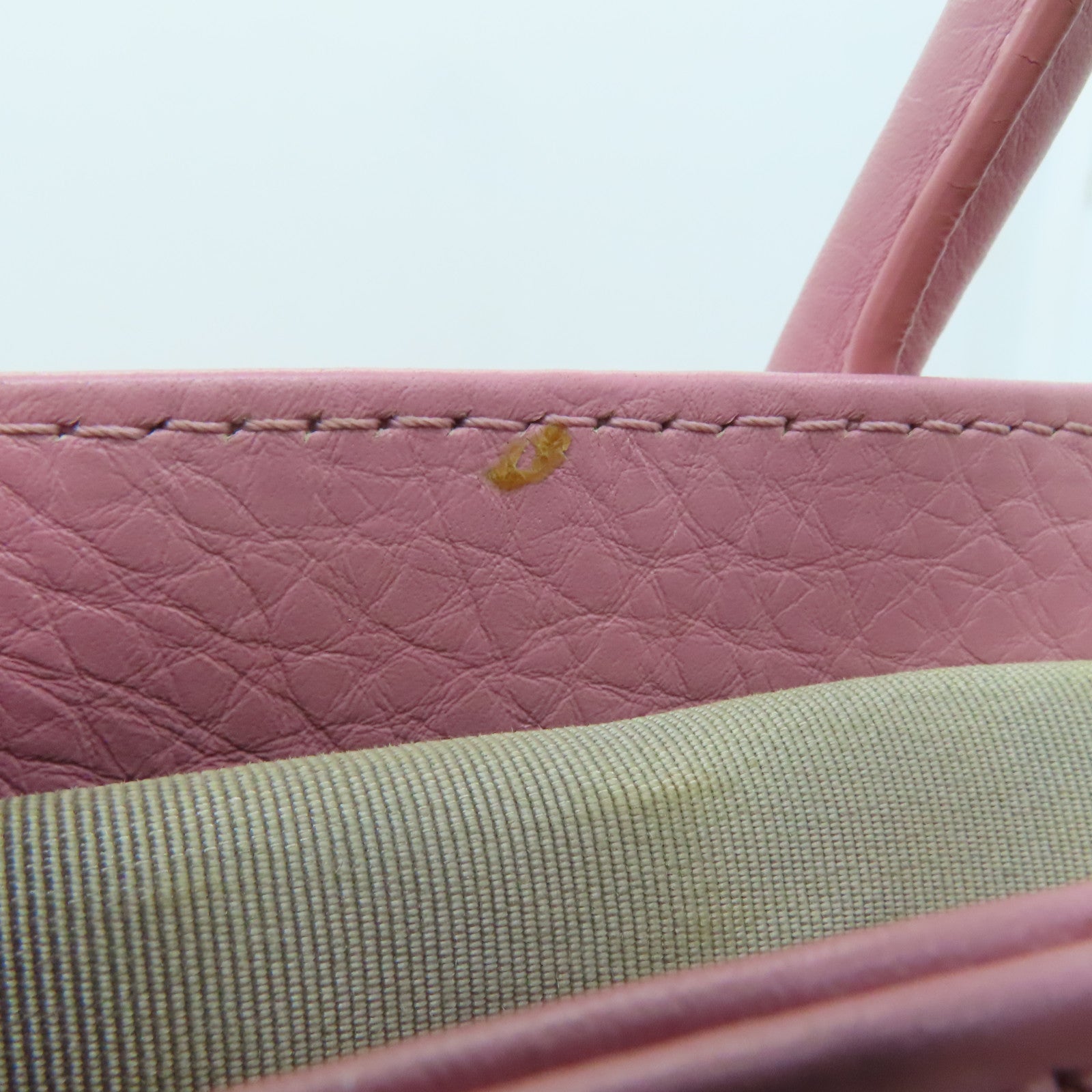 CHANEL 【激減優惠】牛皮皮革Shoulder Bag銀扣肩背袋粉紅色