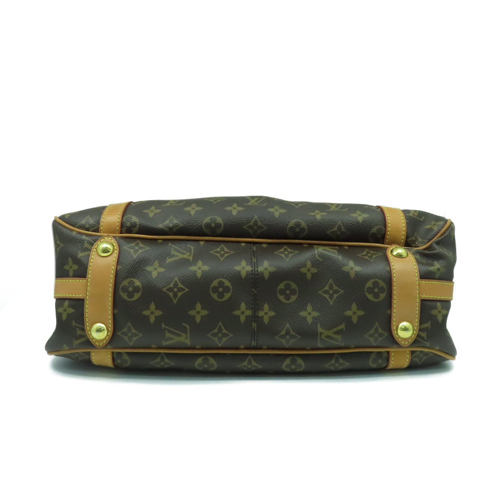 LOUIS VUITTON 【激減優惠】Monogram Stresa PM金扣肩背袋啡色