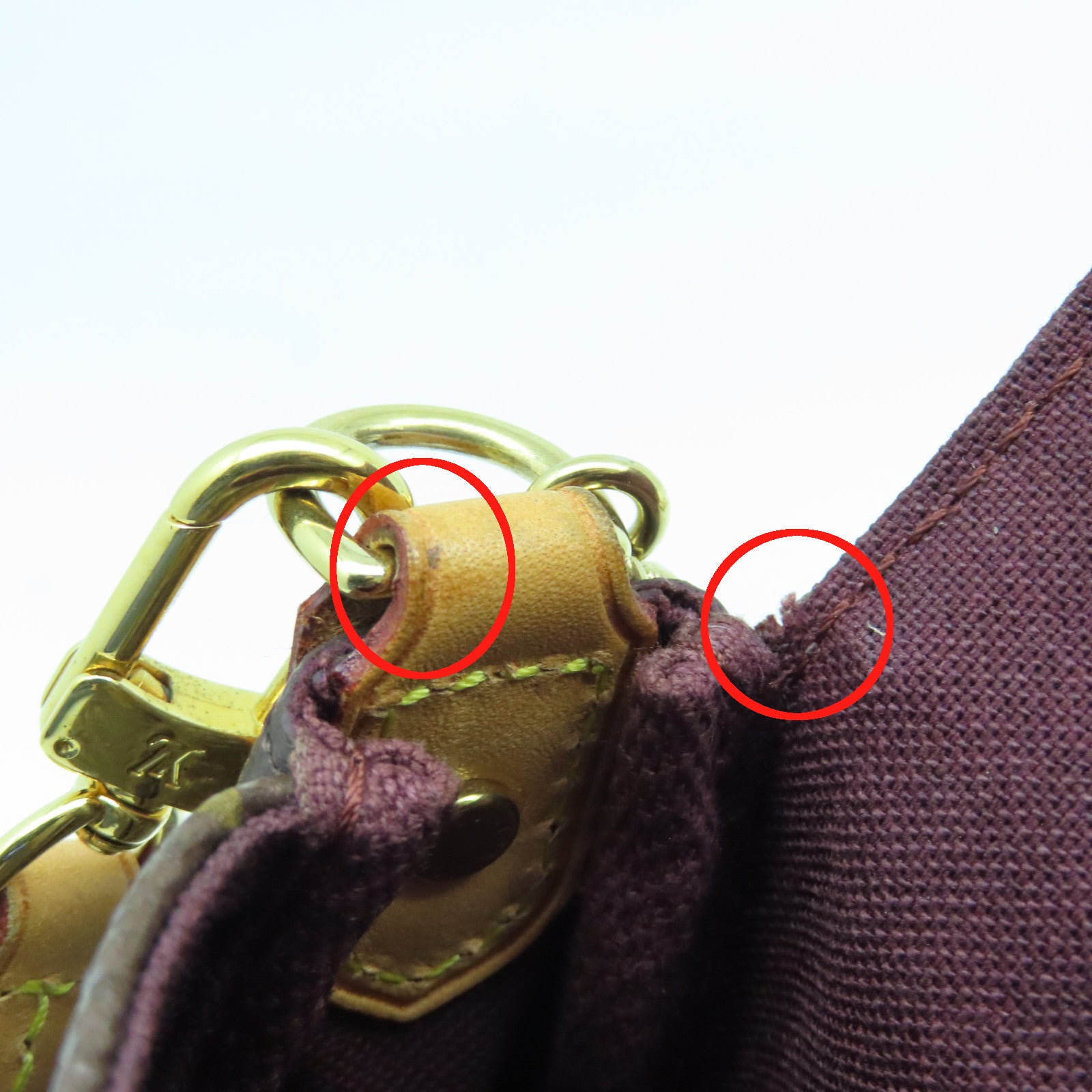 LOUIS VUITTON Monogram Favorite PM金扣肩背袋啡色