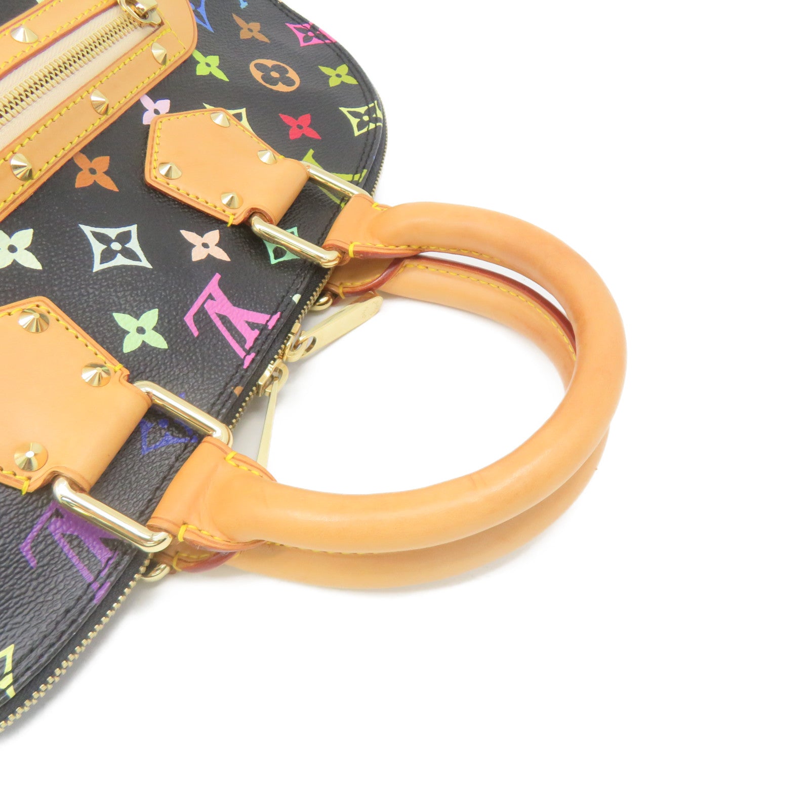 LOUIS VUITTON Mono Multi Alma PM Hand Bag Black/Color