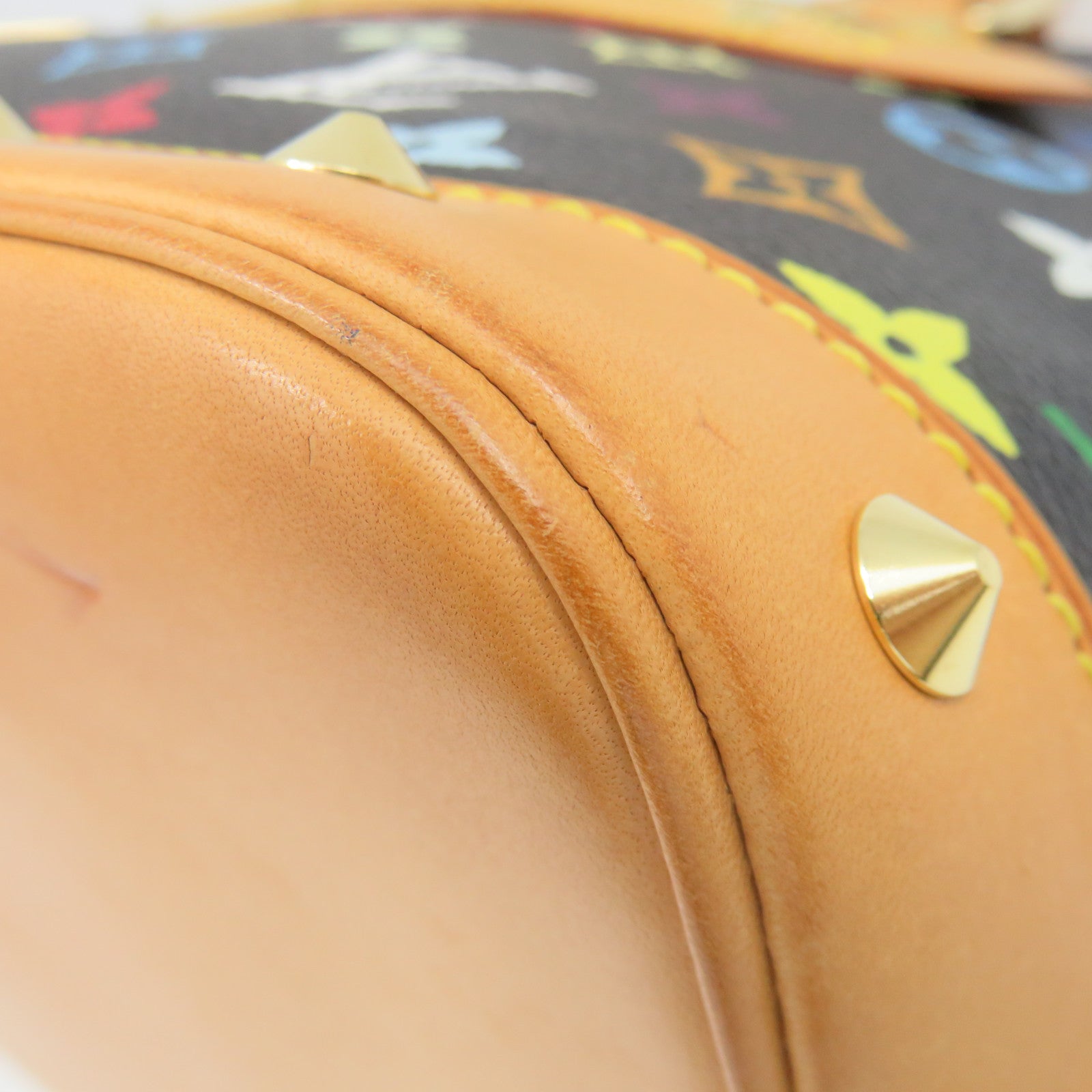 LOUIS VUITTON Mono Multi Alma PM Hand Bag Black/Color