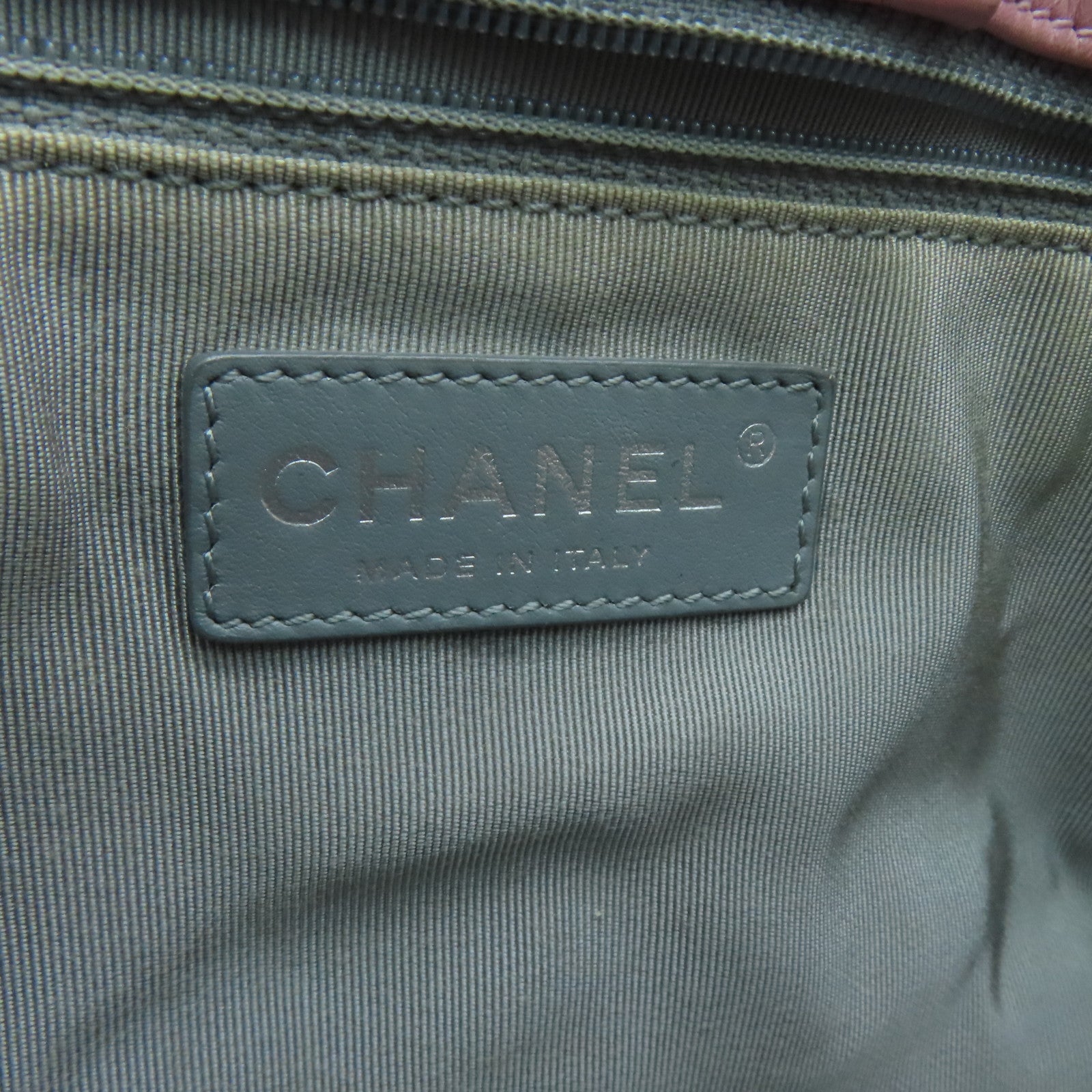 CHANEL 【激減優惠】牛皮皮革Shoulder Bag銀扣肩背袋粉紅色