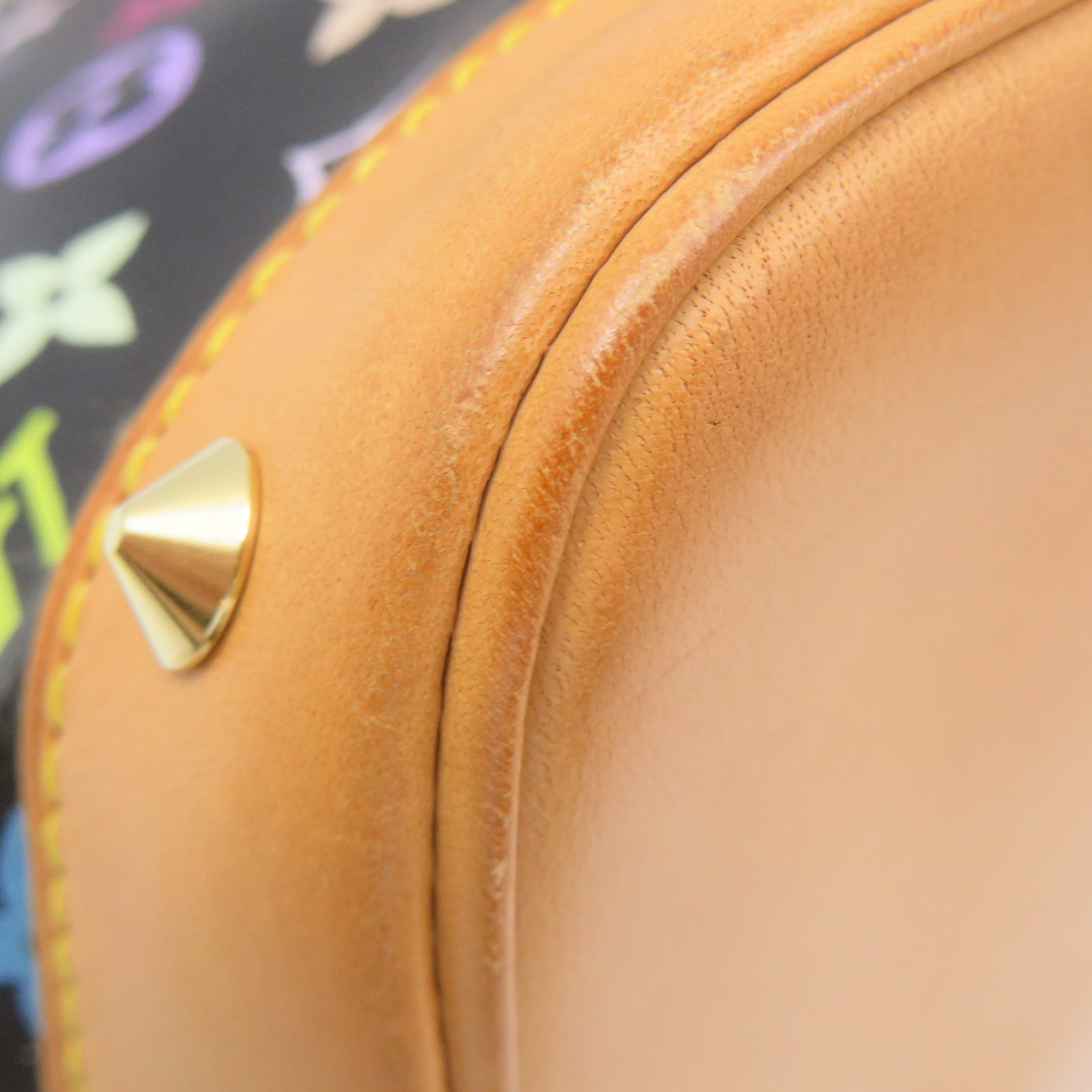 LOUIS VUITTON Mono Multi Alma PM Hand Bag Black/Color