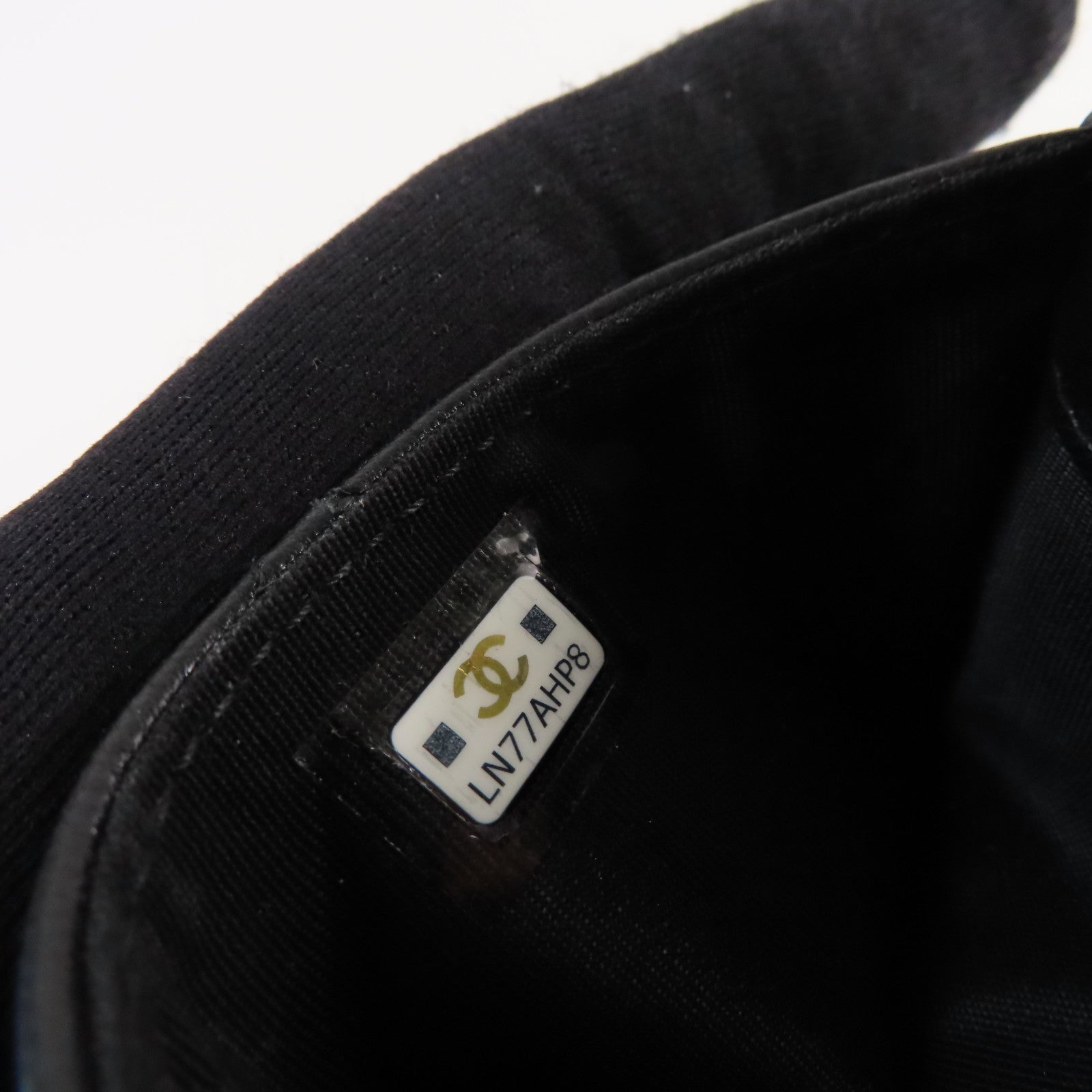 CHANEL 菱格羊皮皮革Card Case卡片套黑色