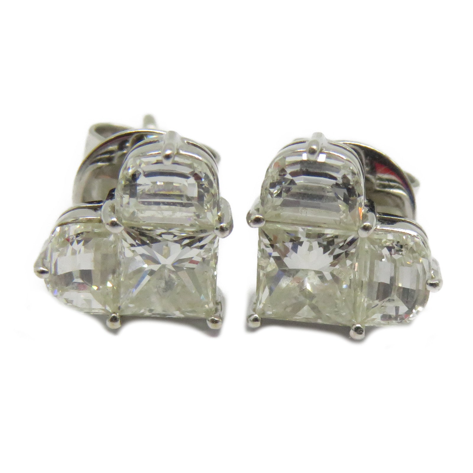 JEWELRY 18K白金Diamond Earrings鑽石耳環