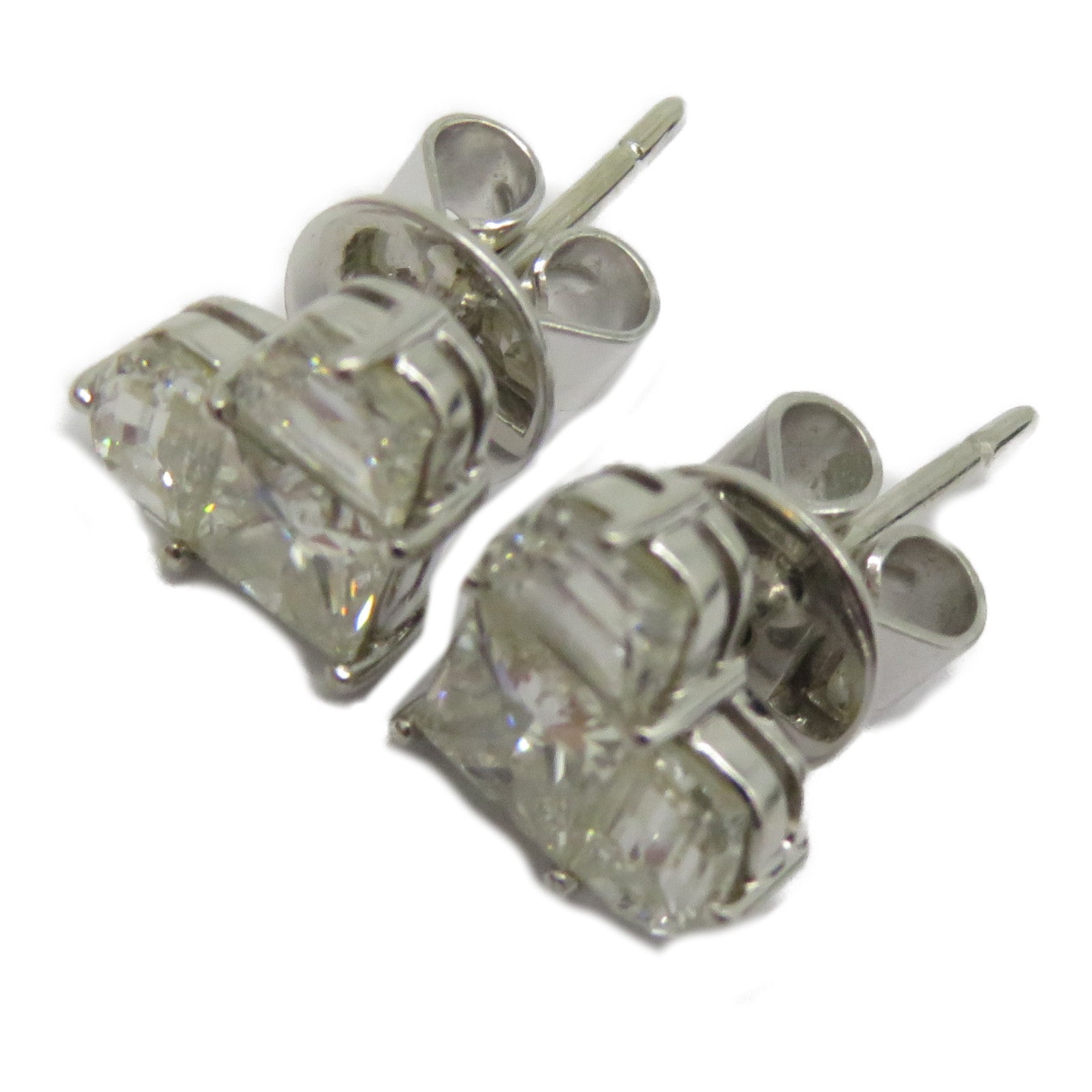 JEWELRY 18K白金Diamond Earrings鑽石耳環