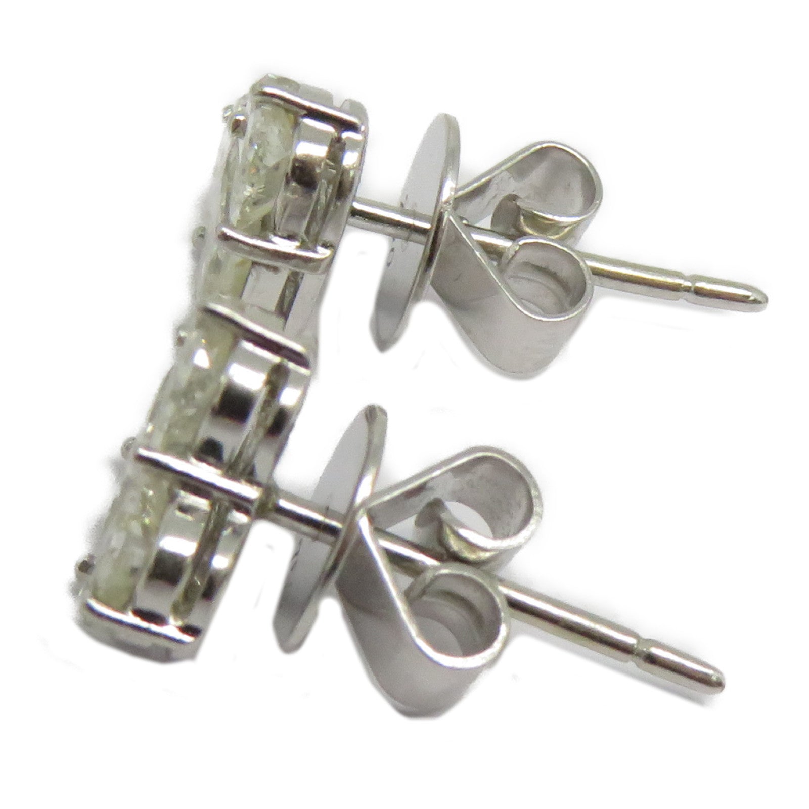 JEWELRY 18K白金Diamond Earrings鑽石耳環