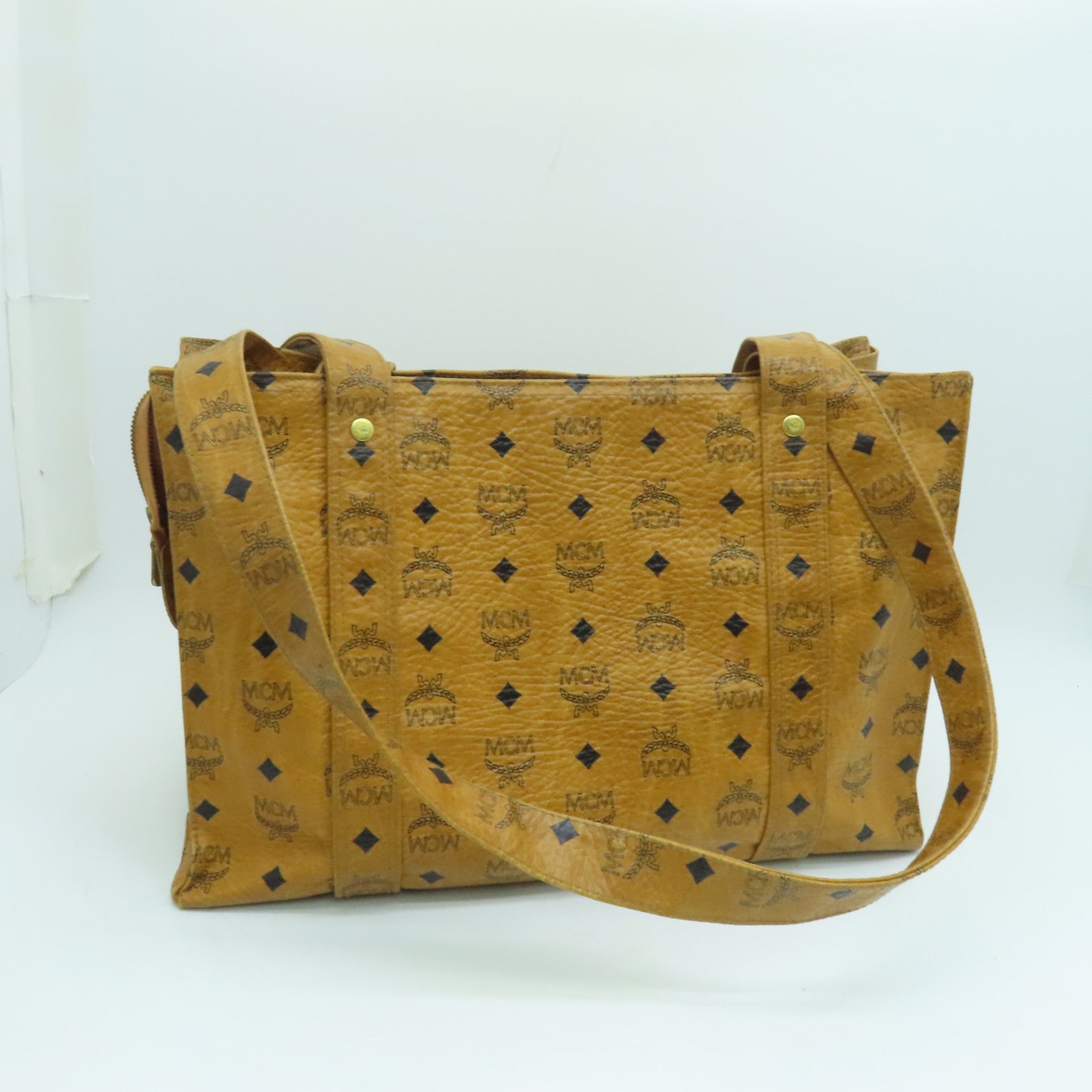MCM 牛皮皮革Shoulder Bag肩背袋啡色