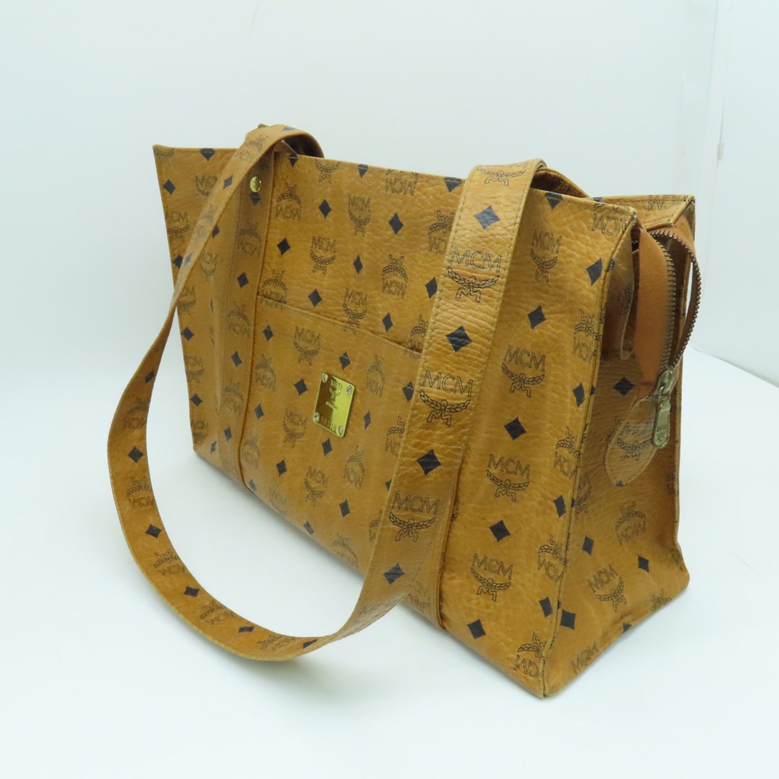 MCM 牛皮皮革Shoulder Bag肩背袋啡色
