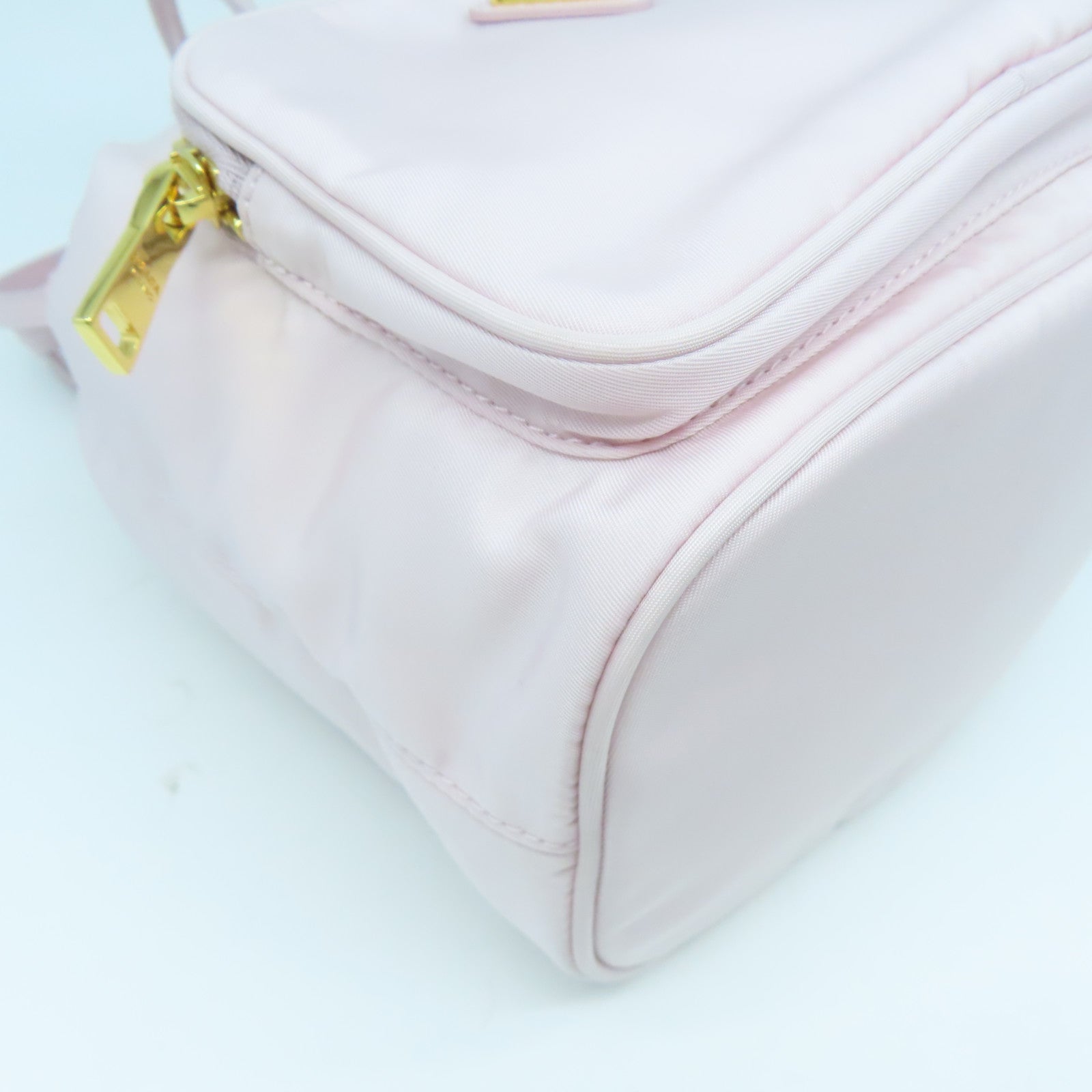 PRADA 【激減優惠】尼龍Shoulder Bag金扣手挽肩背兩用袋粉紅色