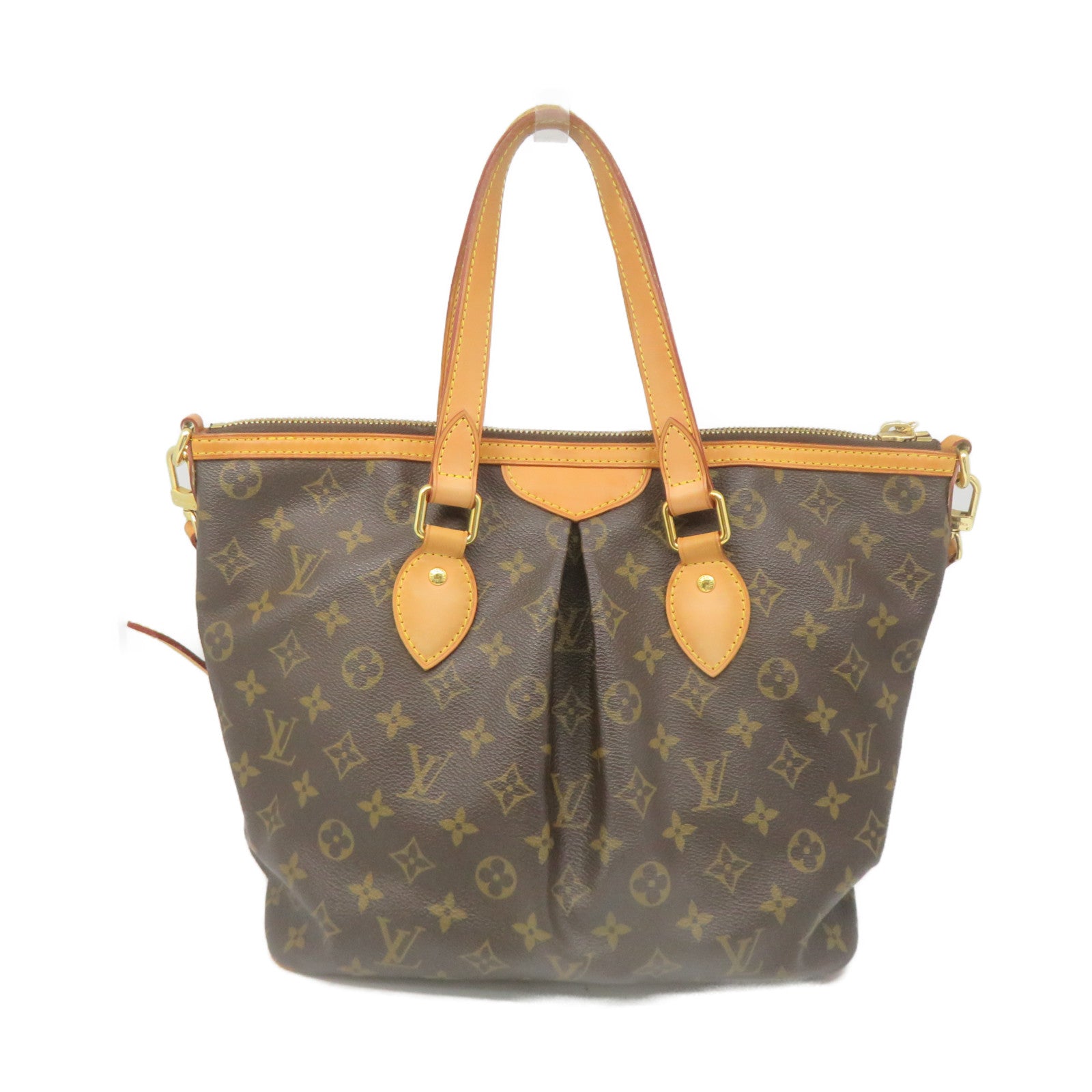 LOUIS VUITTON Monogram Palermo PM 2Way Shoulder Bag brown shoulder bag