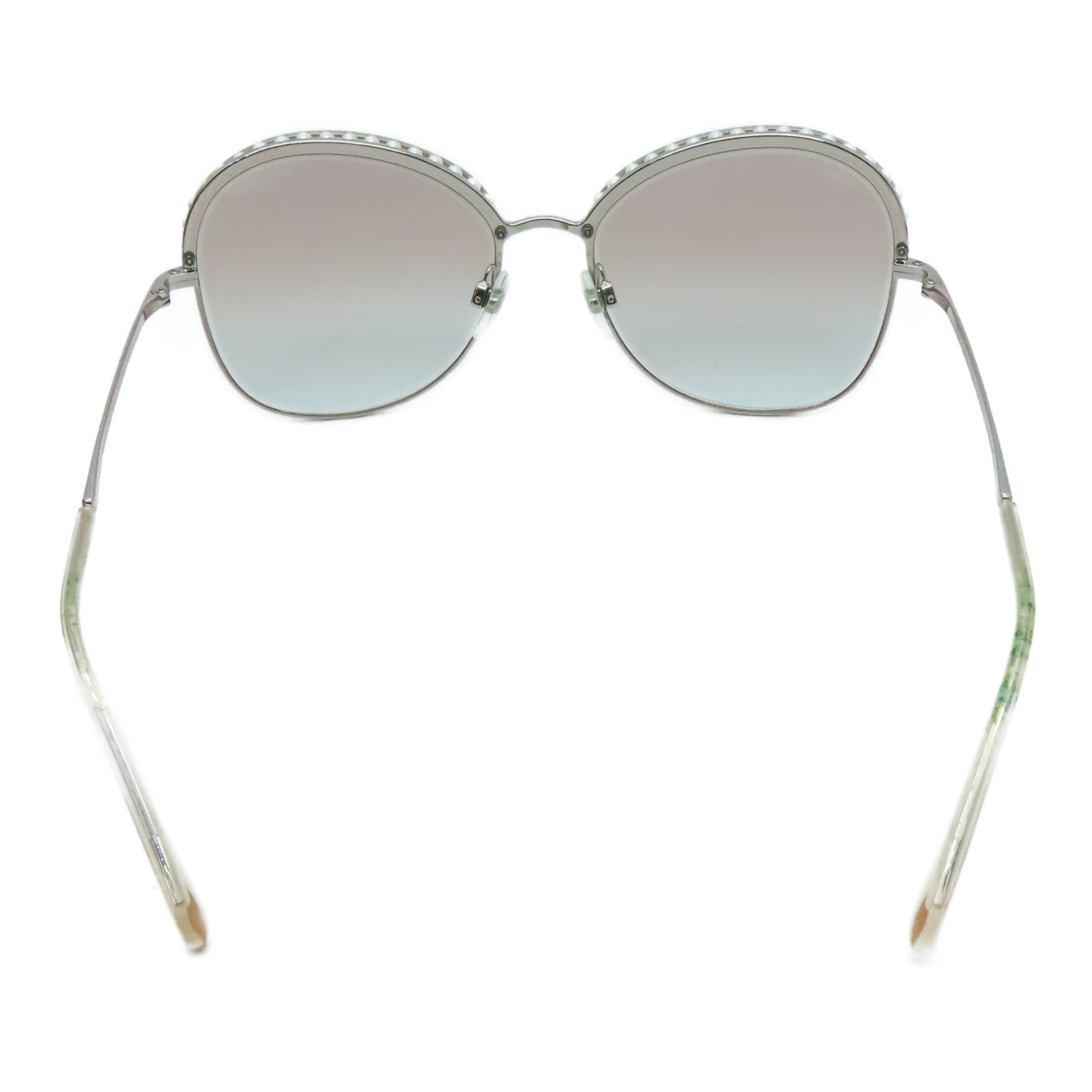 CHANEL PVC/Metal Sunglasses Light Pink