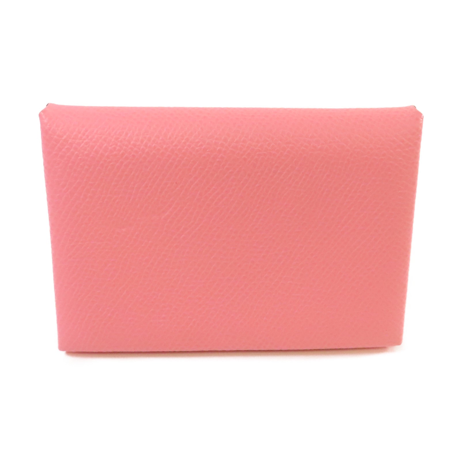 HERMES Epsom皮革Calvi Duo Compact Card Holder銀扣卡片套X9 Mauve Sylvestre錦葵紫色
