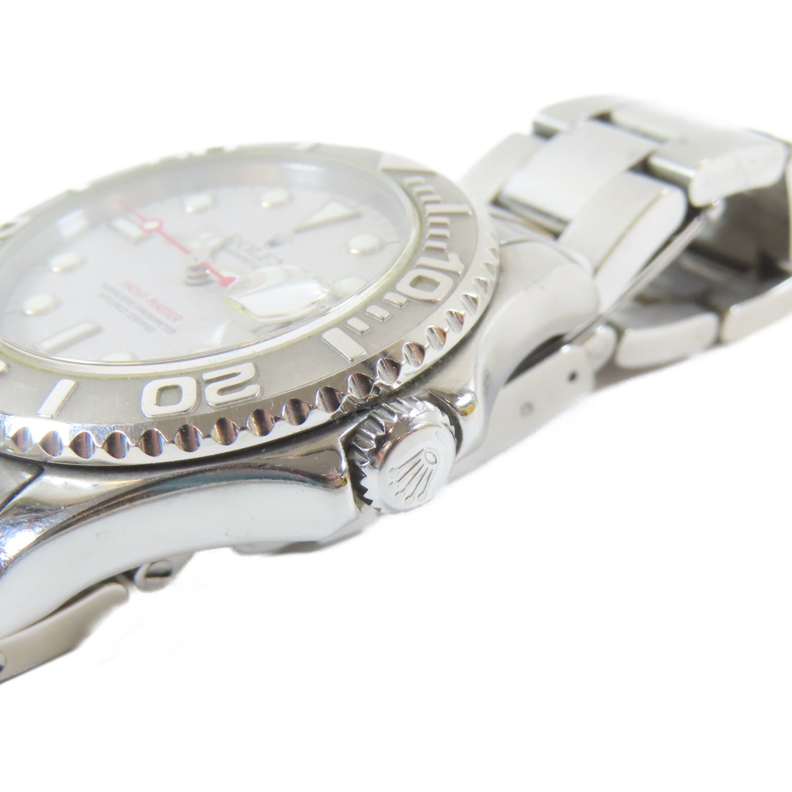 ROLEX 不鏽鋼Yacht Master手錶灰色#16cm