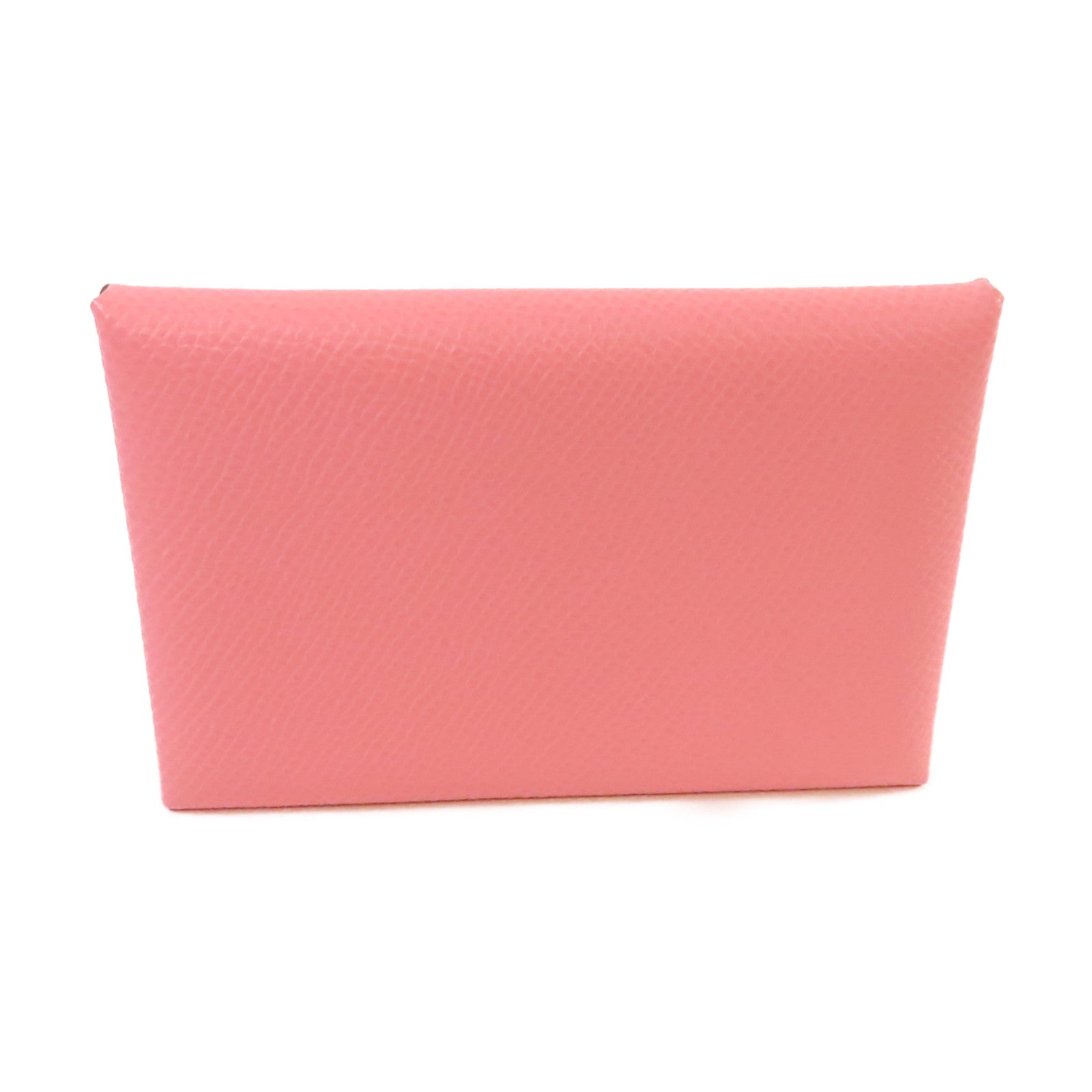 HERMES Epsom皮革Calvi Duo Compact Card Holder銀扣卡片套X9 Mauve Sylvestre錦葵紫色