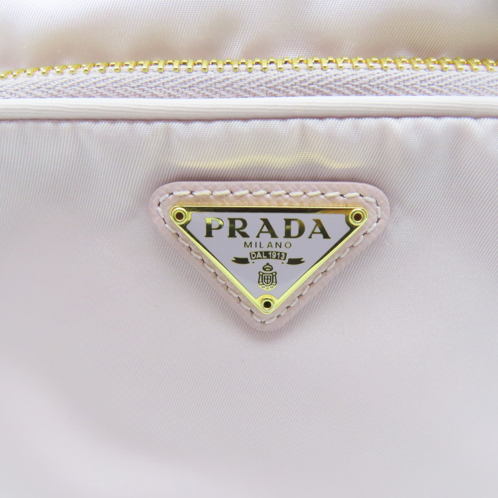 PRADA 【激減優惠】尼龍Shoulder Bag金扣手挽肩背兩用袋粉紅色