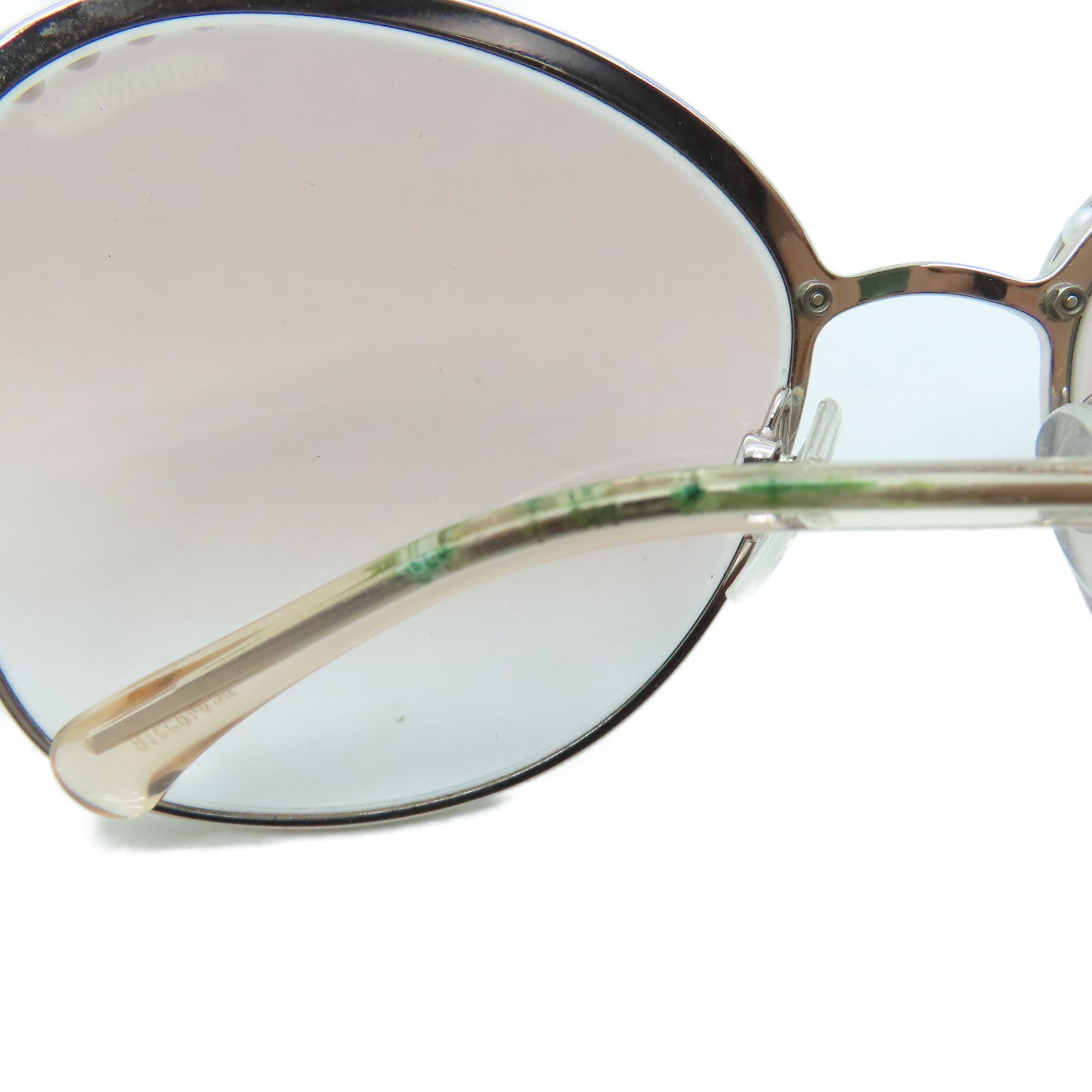 CHANEL PVC/Metal Sunglasses Light Pink