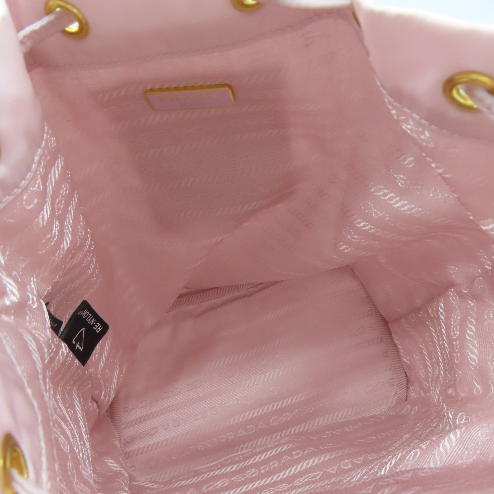 PRADA 【激減優惠】尼龍Shoulder Bag金扣手挽肩背兩用袋粉紅色