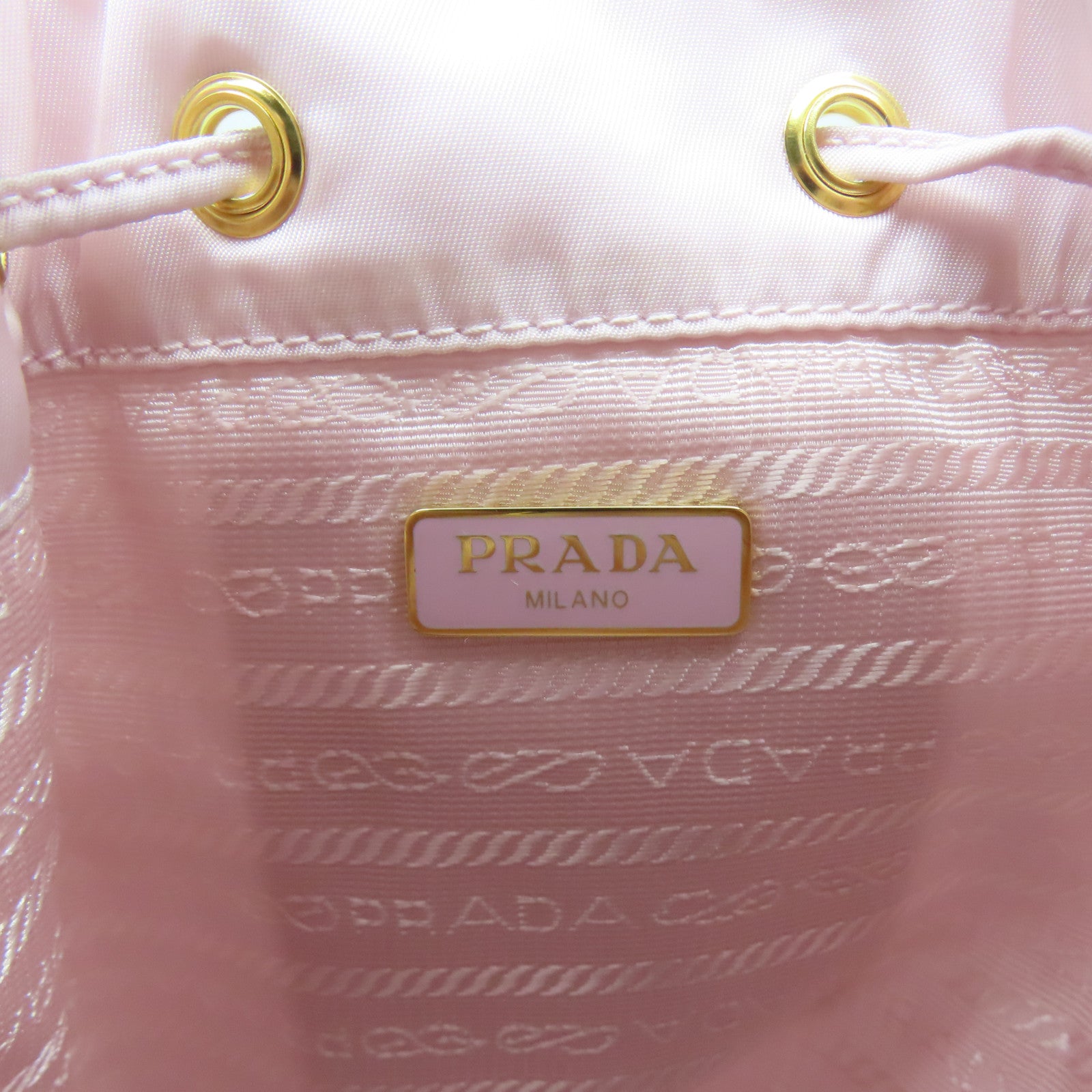 PRADA 【激減優惠】尼龍Shoulder Bag金扣手挽肩背兩用袋粉紅色