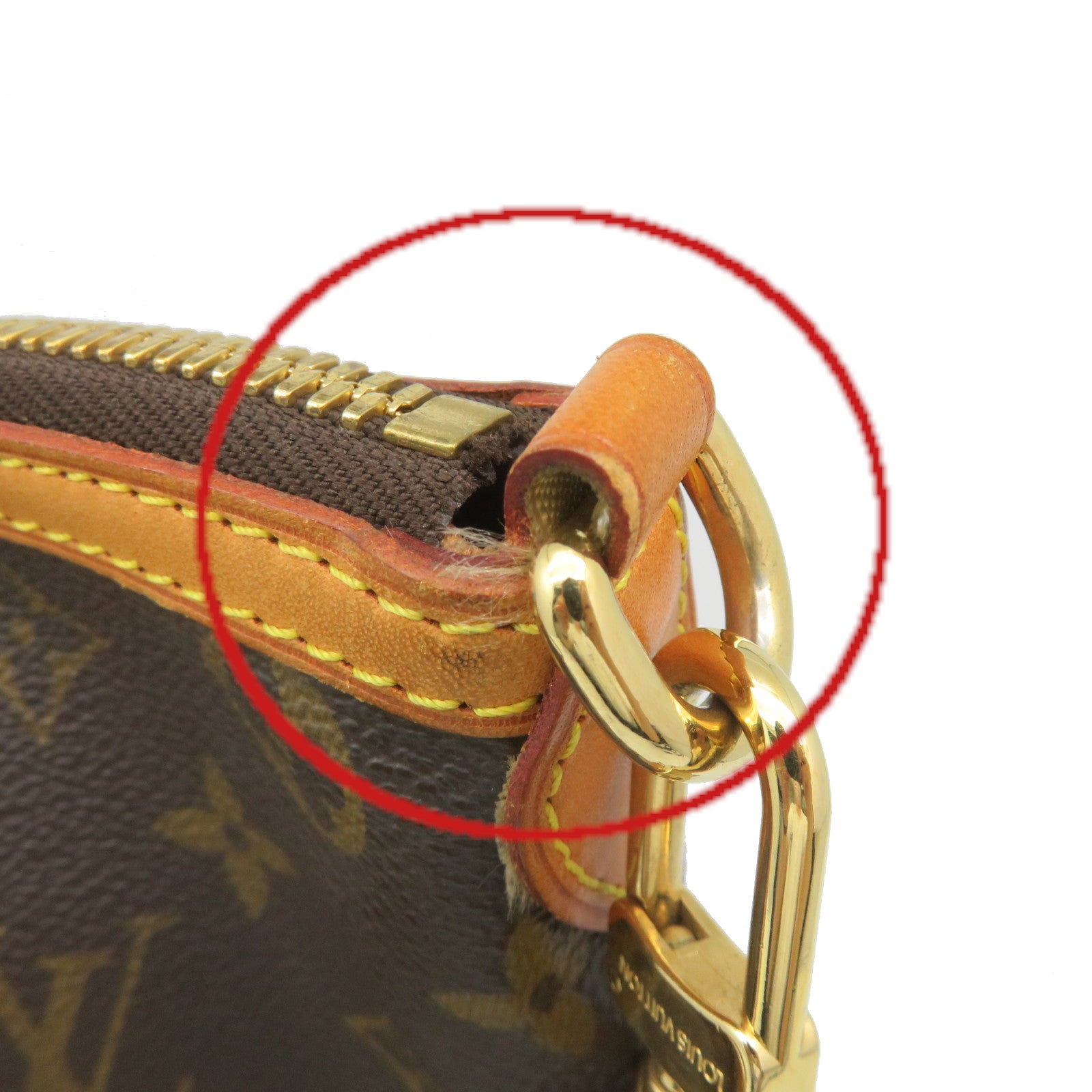 LOUIS VUITTON Monogram Palermo PM 2Way Shoulder Bag brown shoulder bag